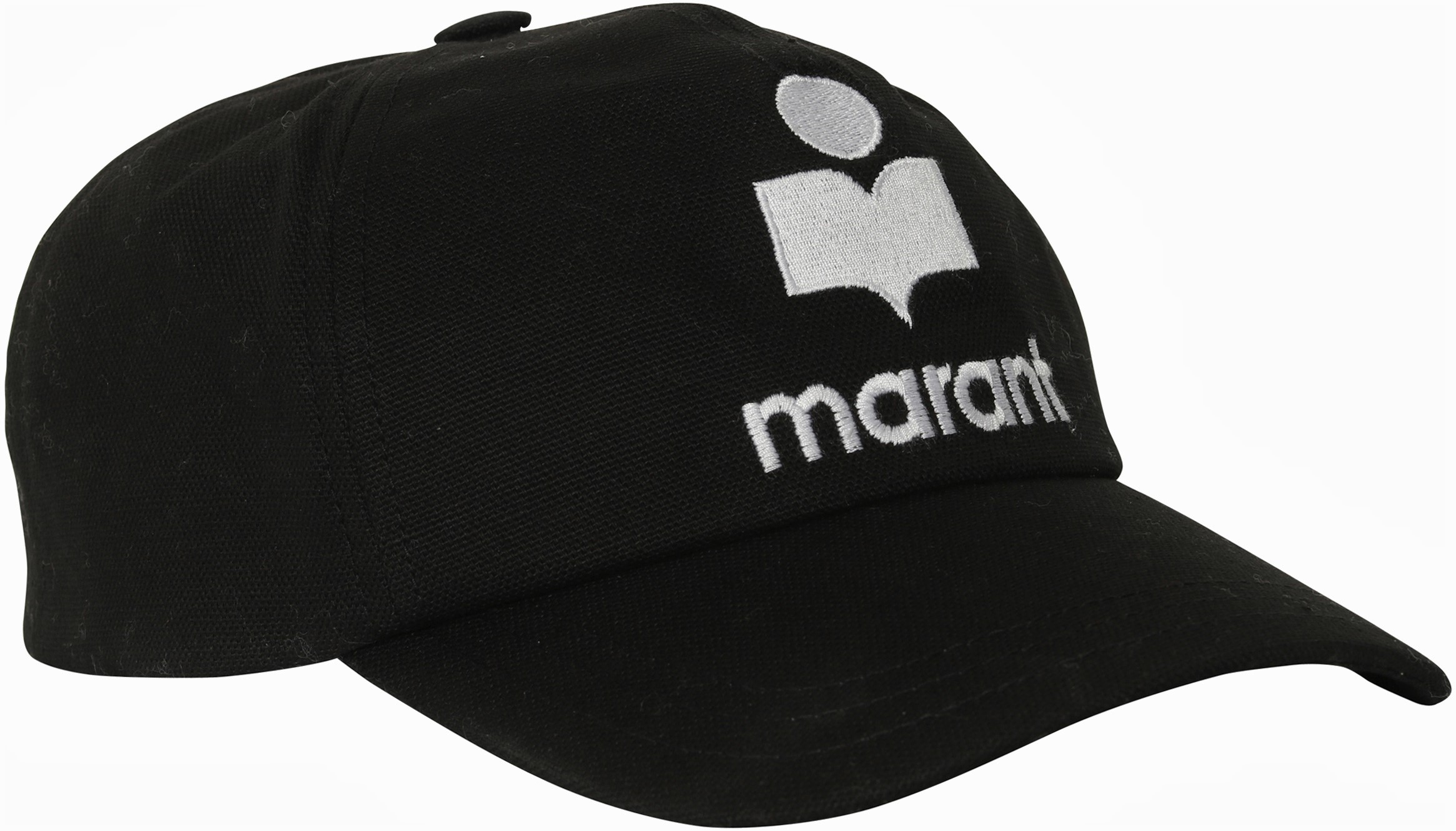 Isabel Marant Tyron Cap in Black/Ecru