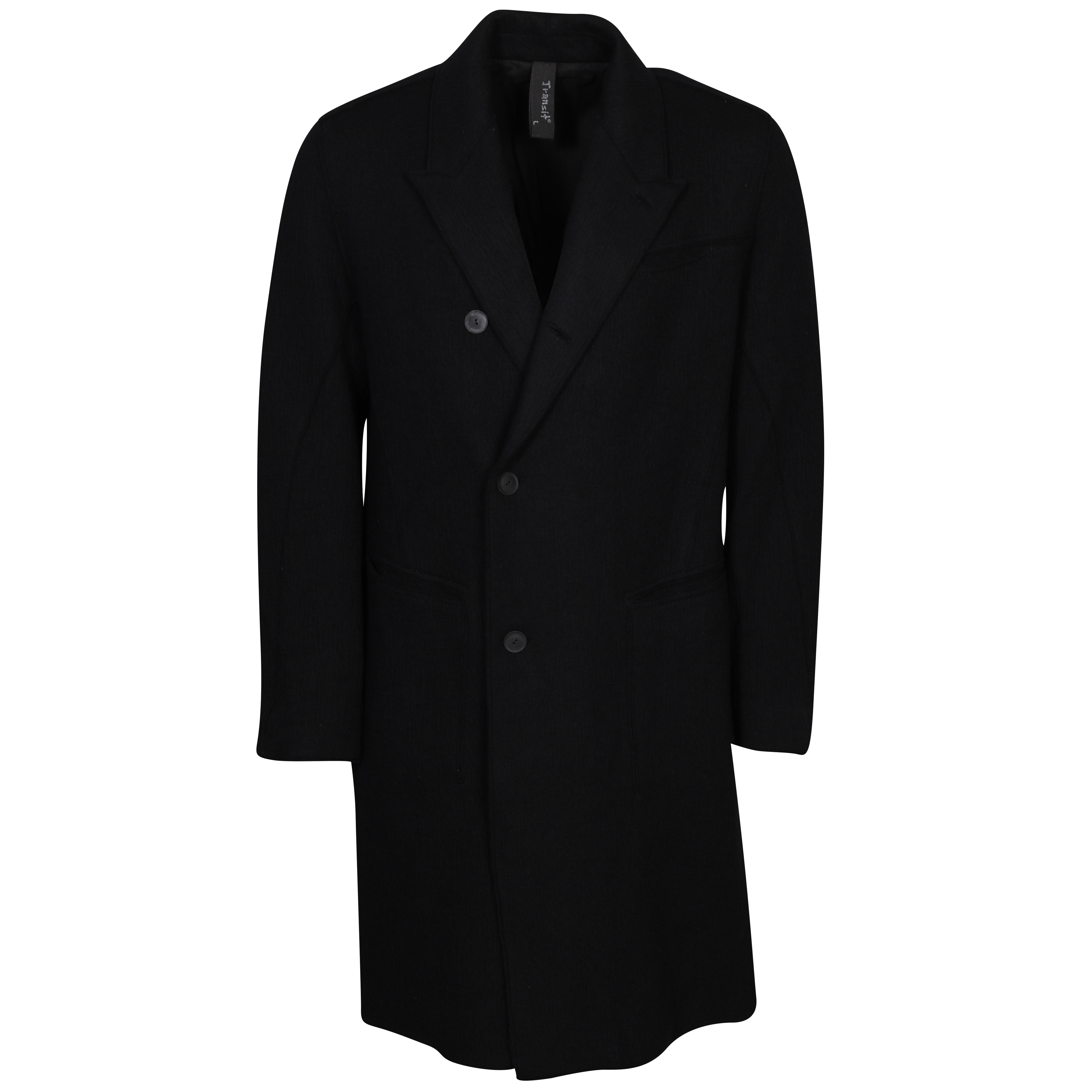 Transit Uomo Wool Coat in Black