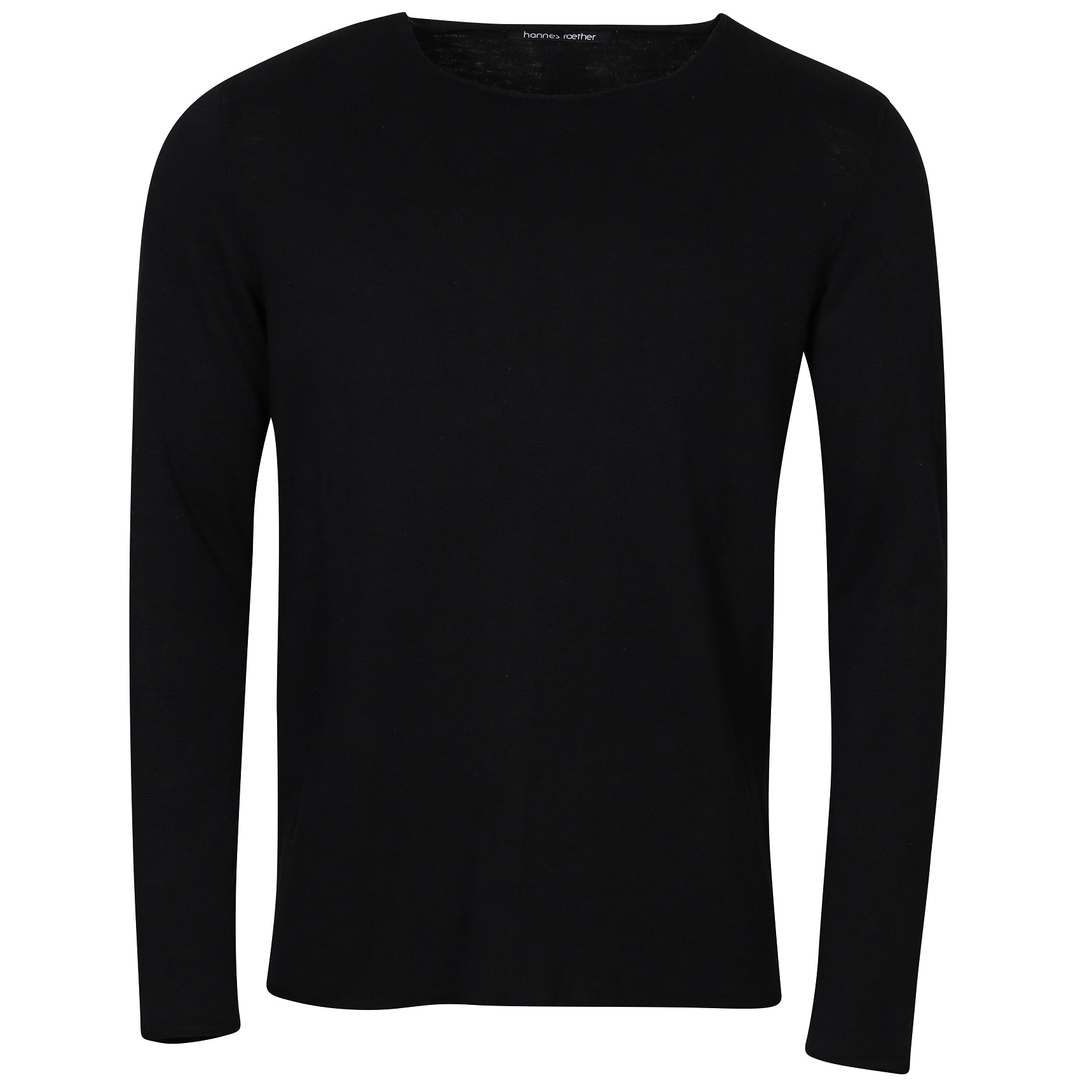 HANNES ROETHER Knit Sweater in Black