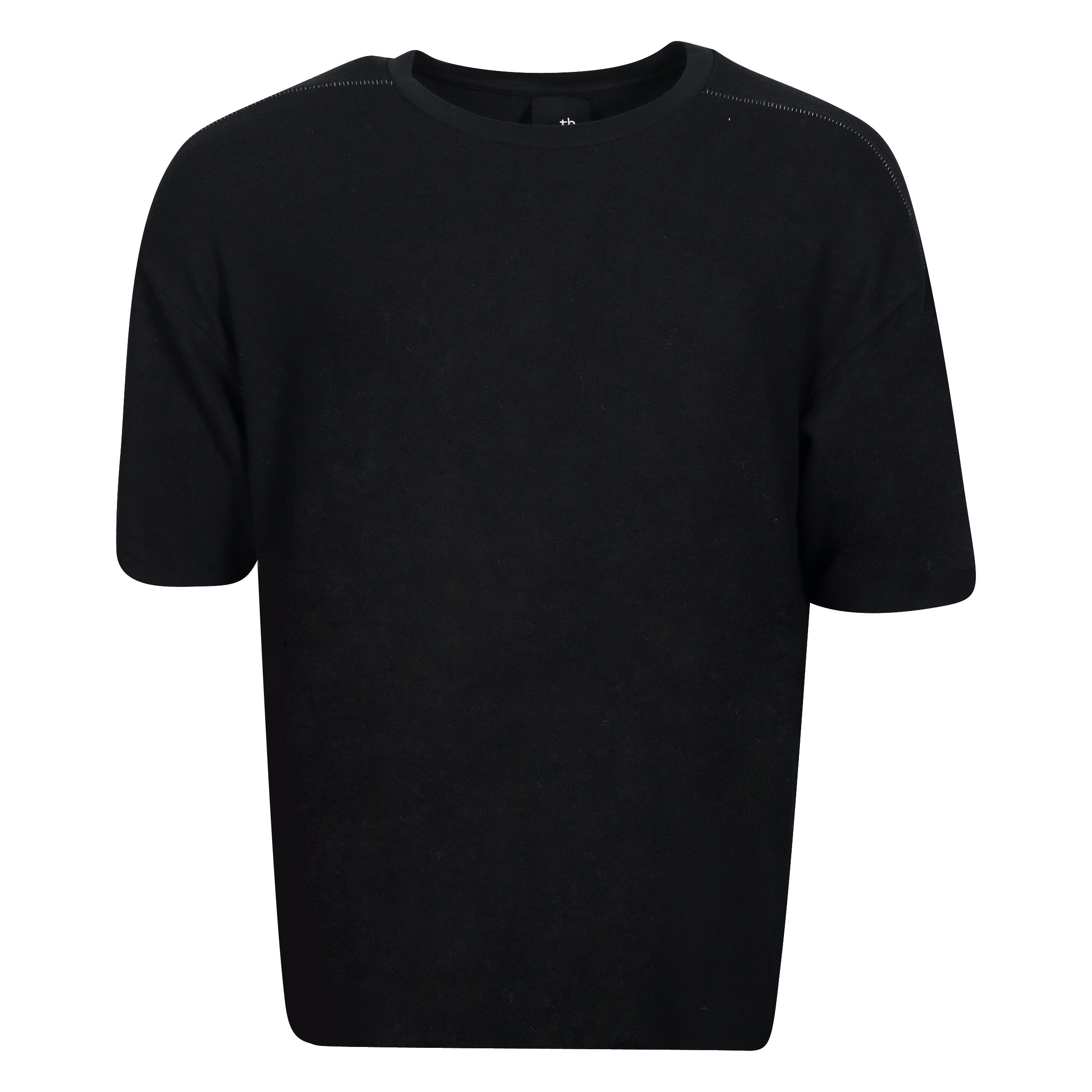 Thom Krom Fluffy T-Shirt in Black
