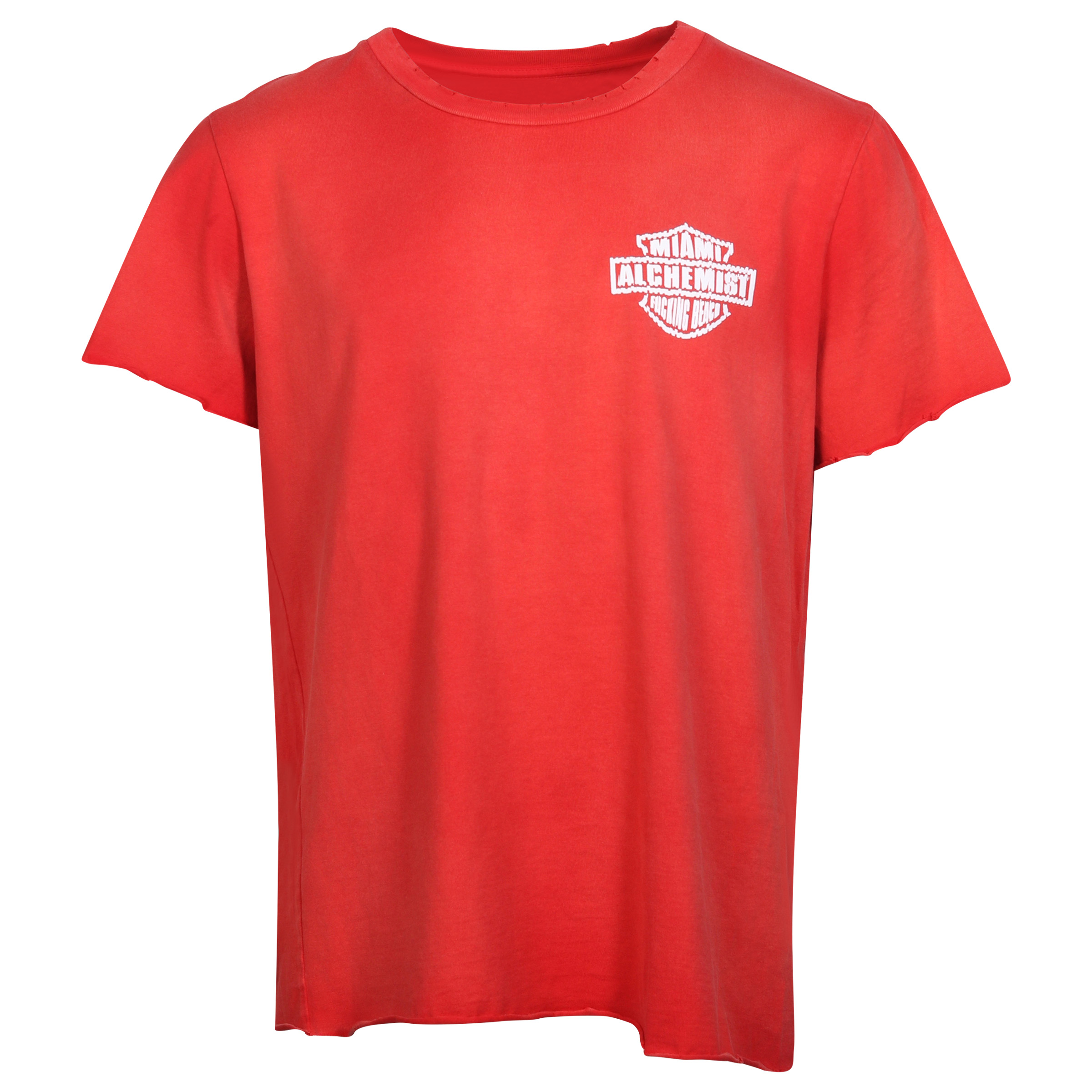 Unisex Alchemist T-Shirt McRae in Red Back Printed