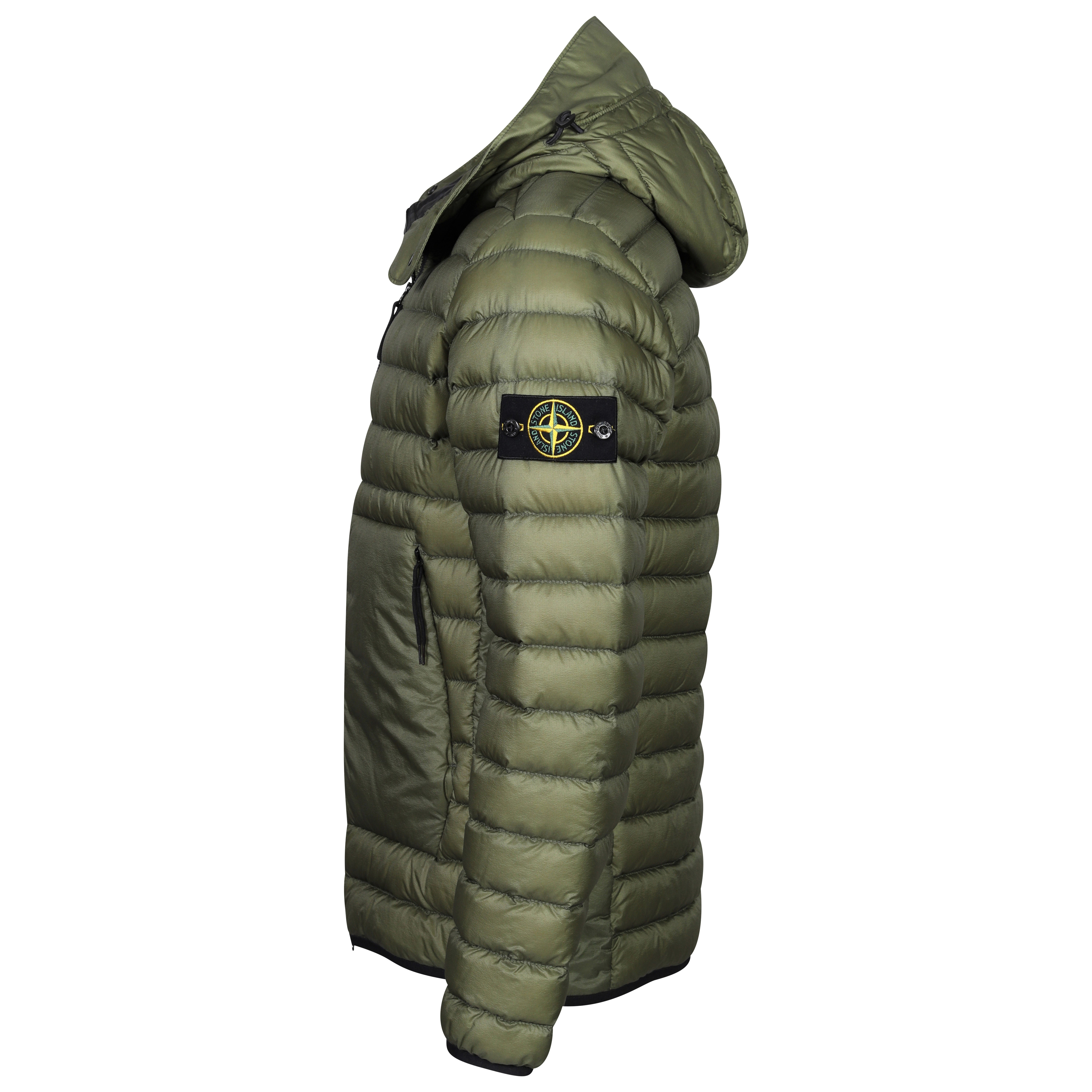 Stone Island Down Jacket in Olive XL