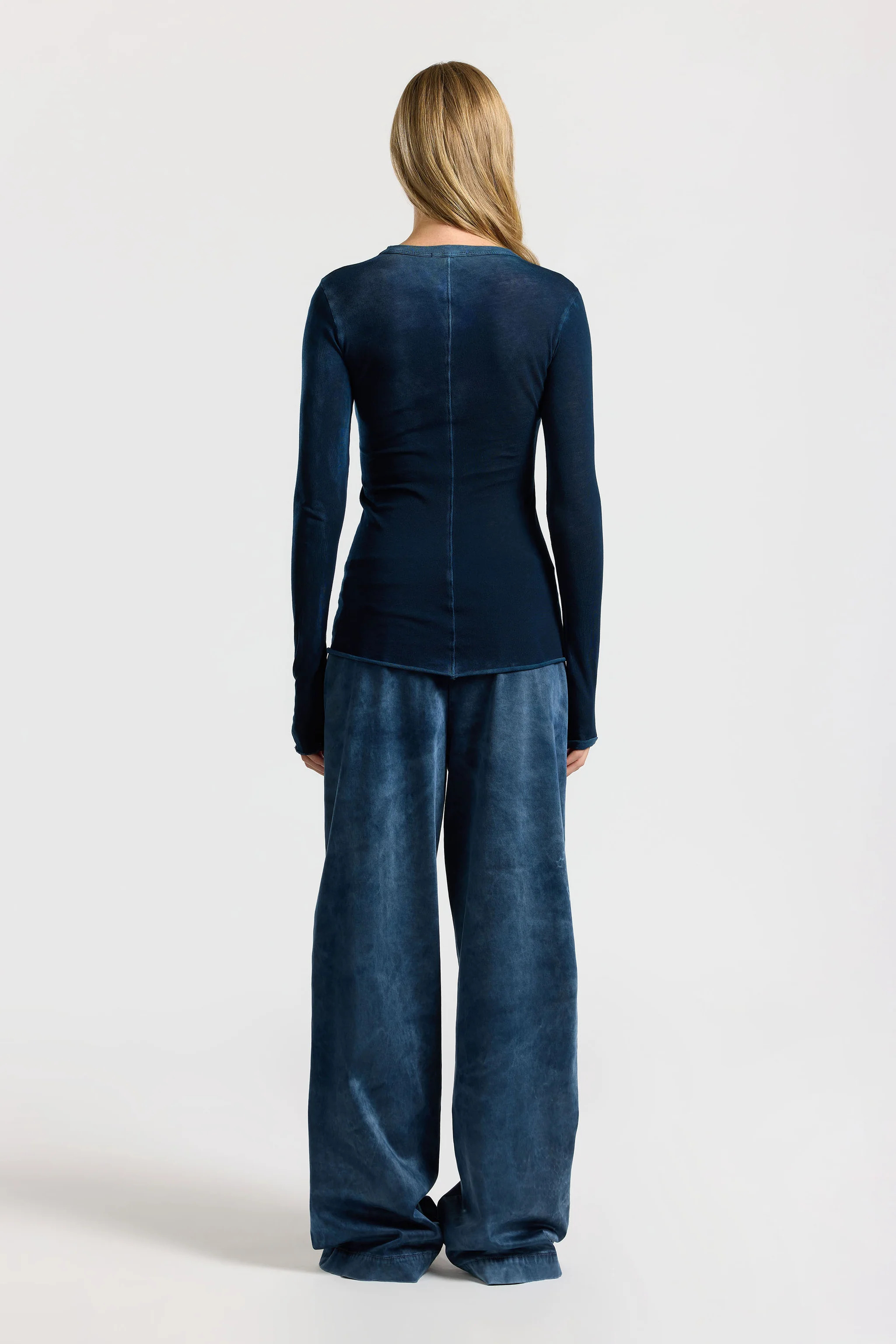 COTTON CITIZEN Marbella Longsleeve in Vintage Navy