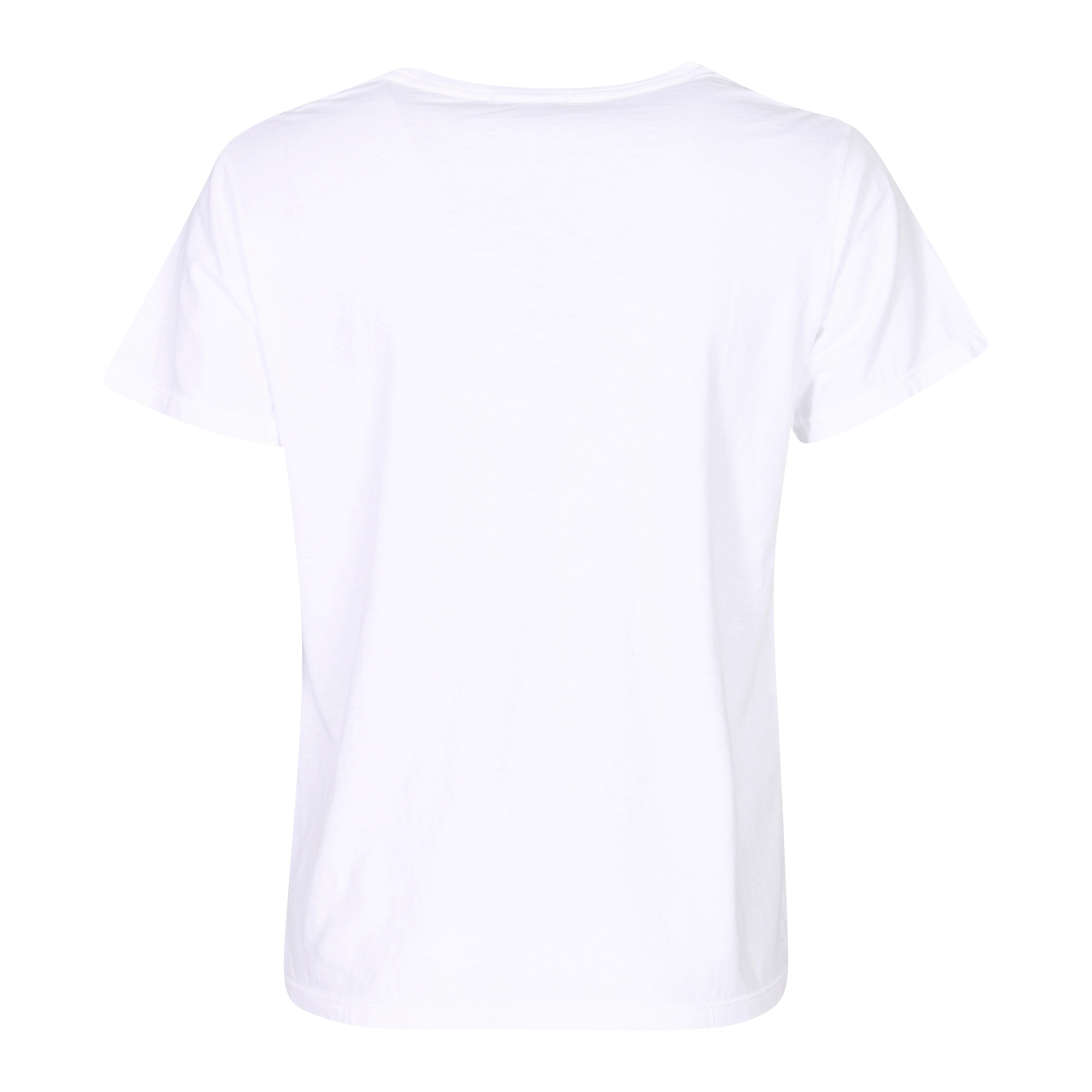 Agolde V-Neck T-Shirt Ona in White S