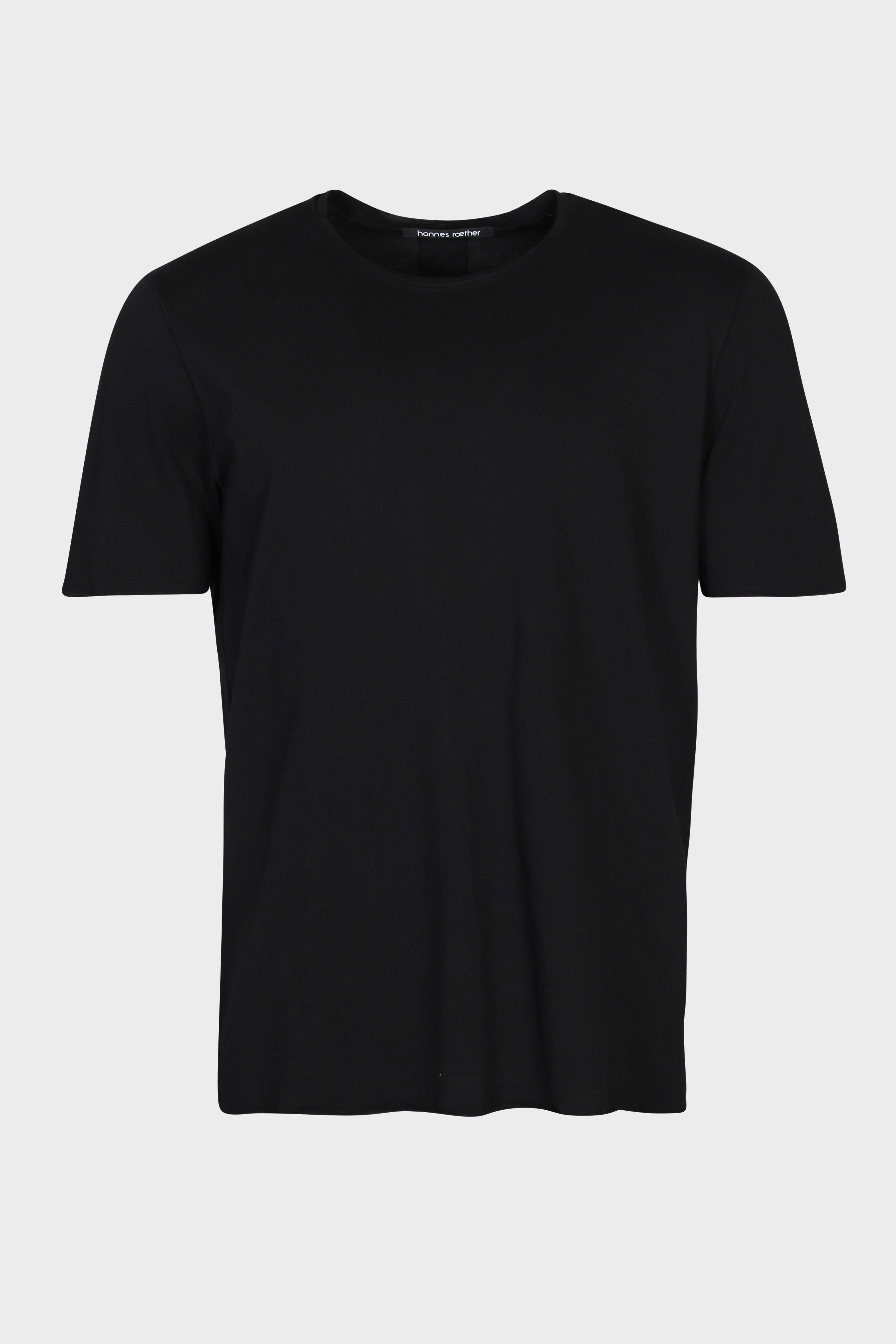 HANNES ROETHER T-Shirt in Black