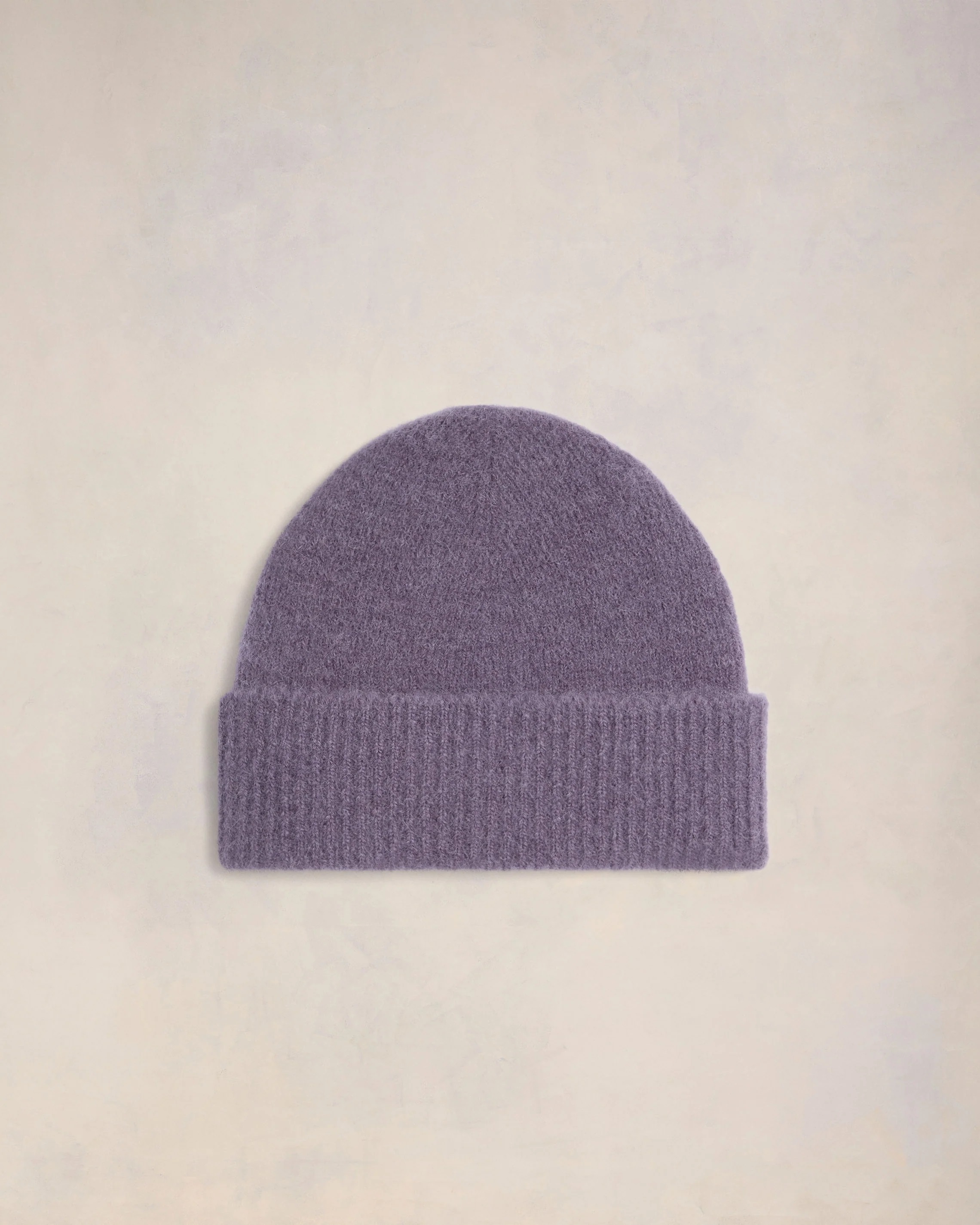 AMI PARIS de Coeur Alpaca Knit Beanie in Lilac