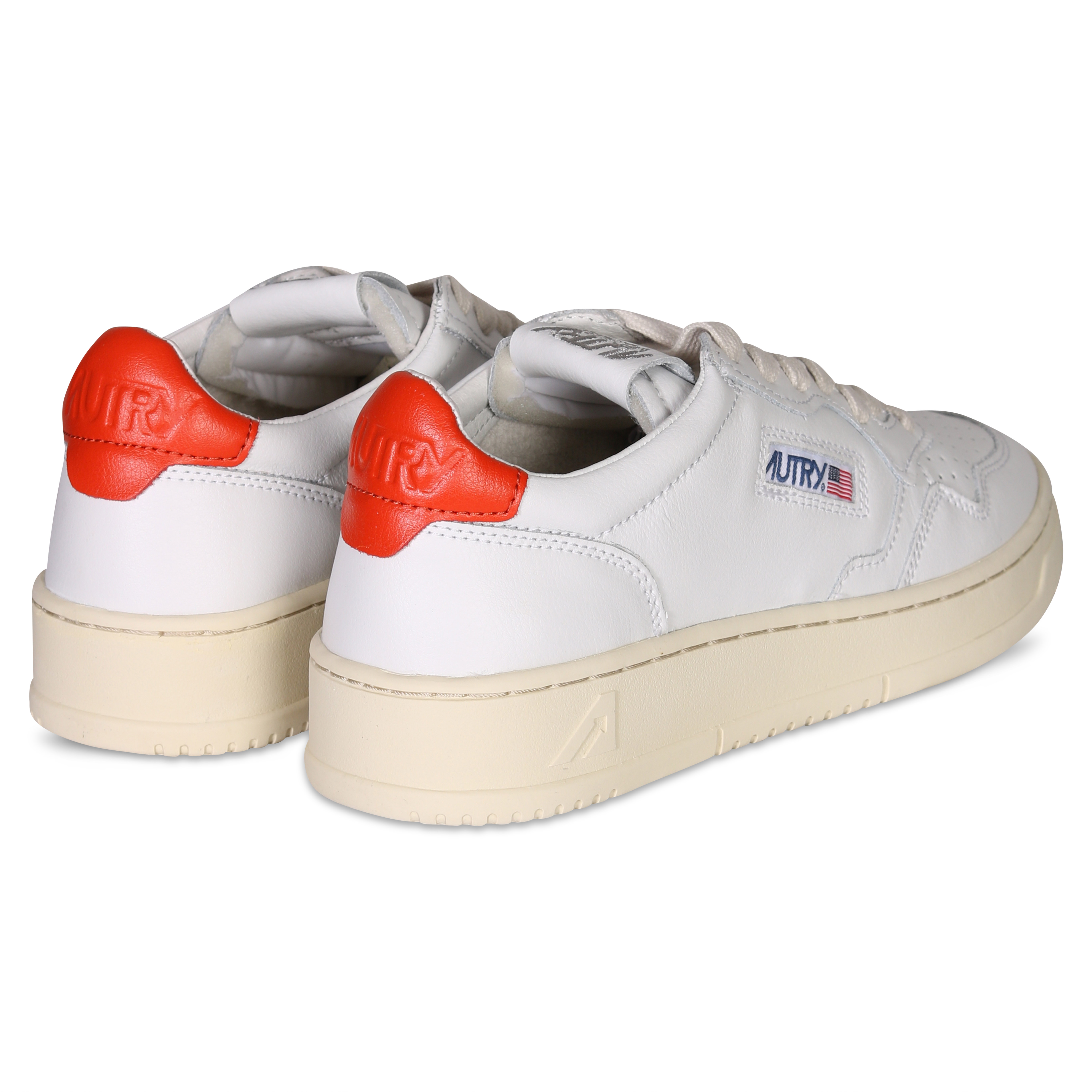 Autry Action Shoes Low Sneaker White/Orange 40