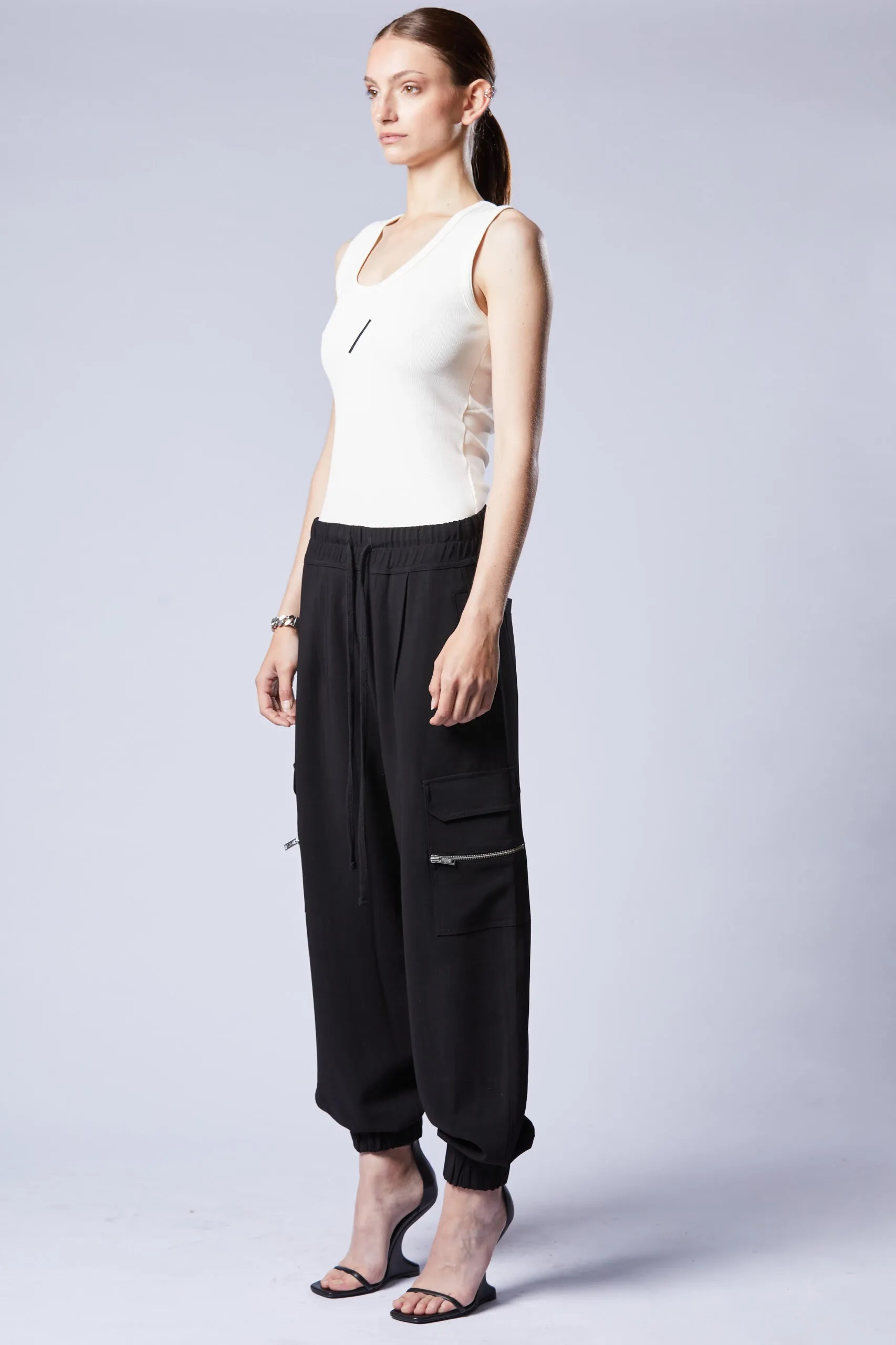 THOM KROM Cargo Pant in Black L