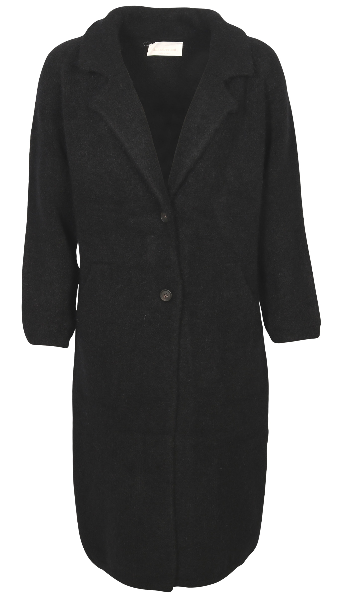 Chiara Bertani Knit Coat Black
