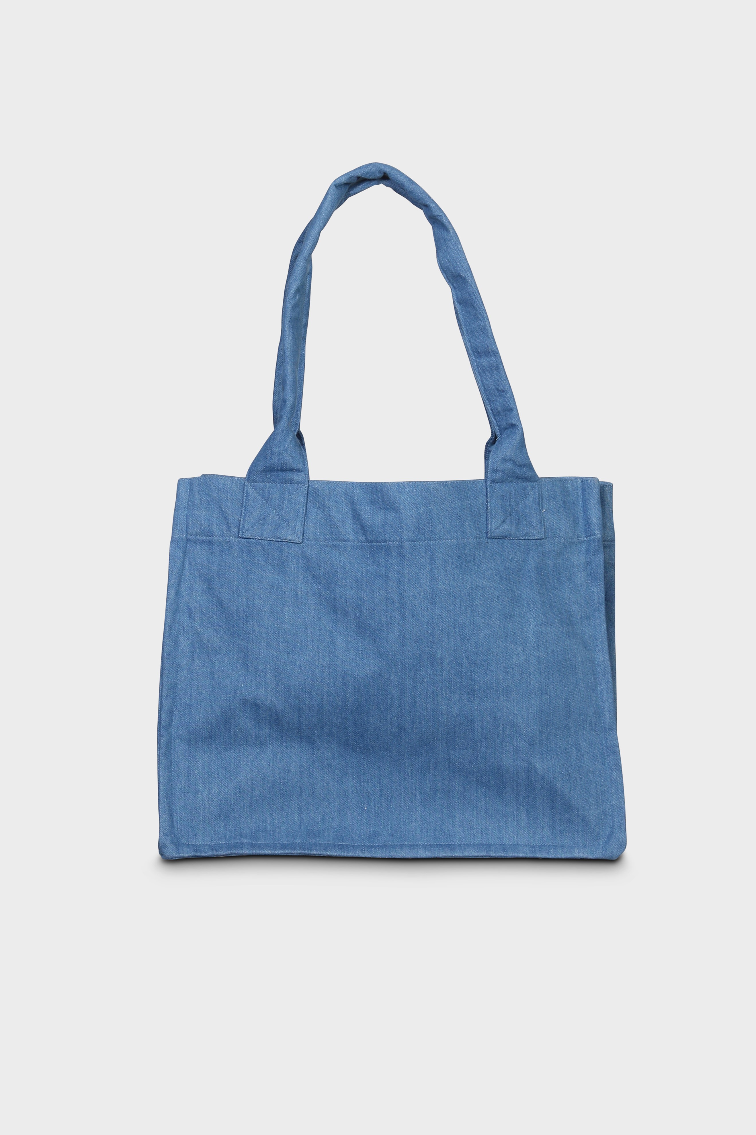 GANNI Large Easy Shopper in Denim
