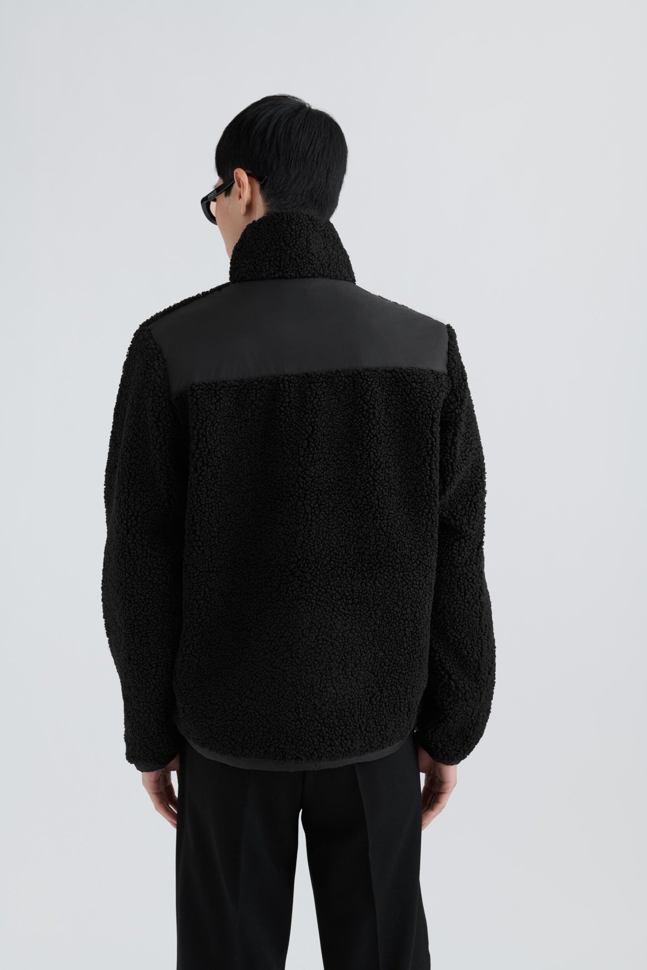 AXEL ARIGATO Billie Fleece Jacket in Black M