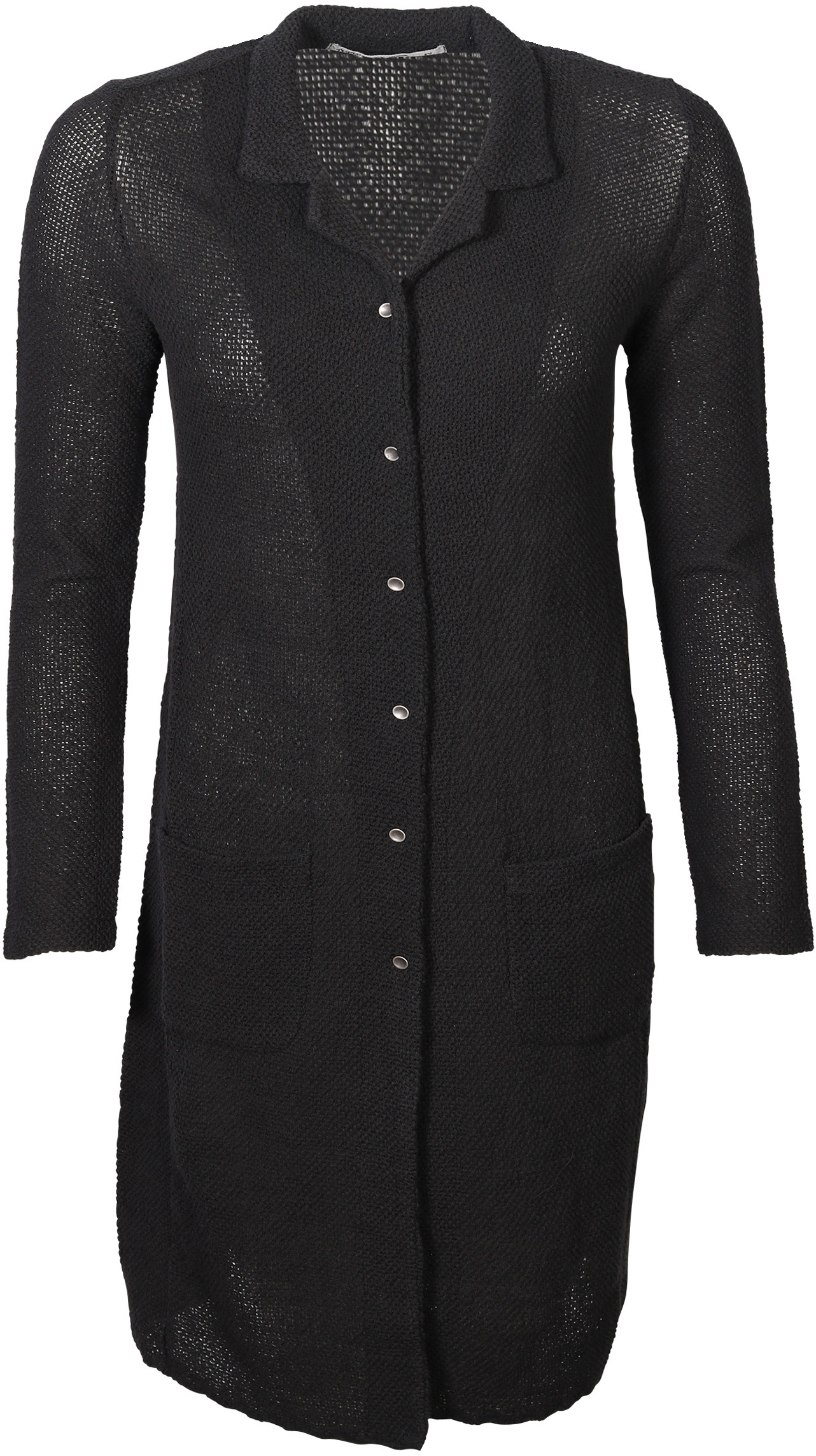 Transit Par Such Knit Coat Black