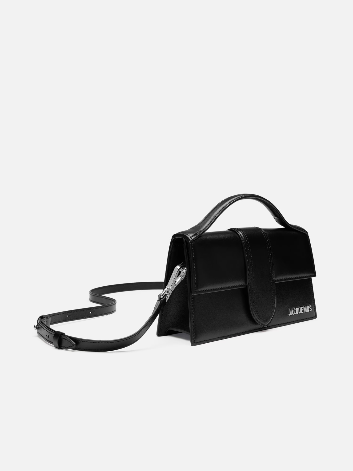 JACQUEMUS The Big Bambino in Black/Silver