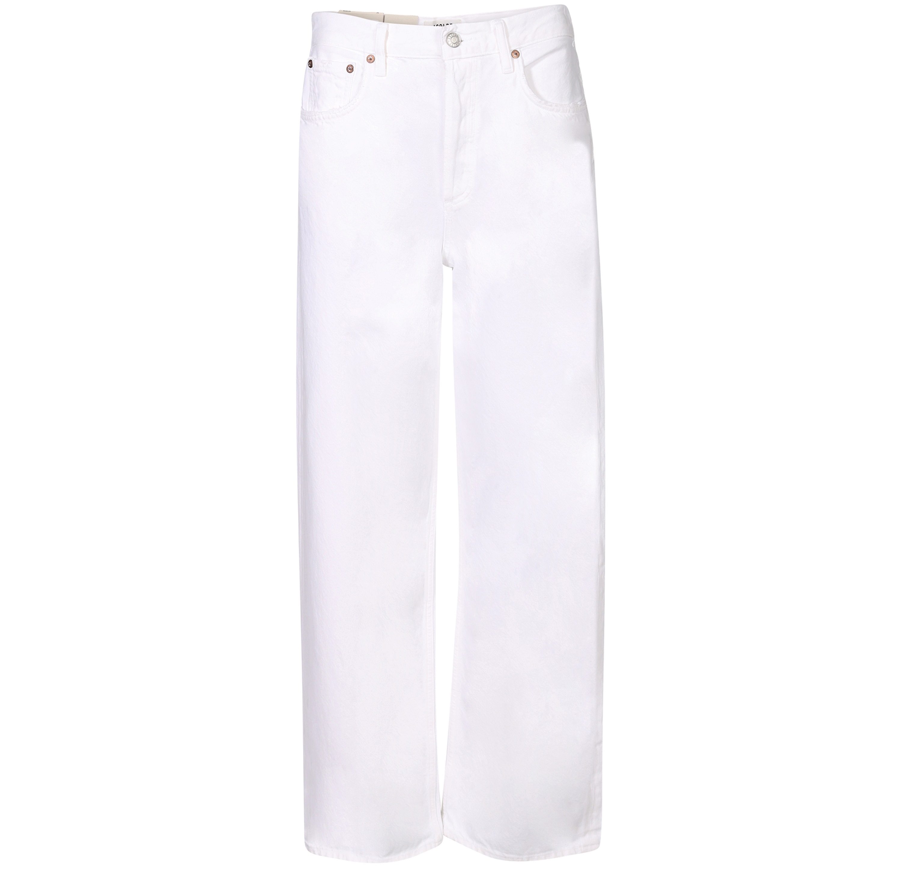 AGOLDE Low Slung Baggy in Milkshake