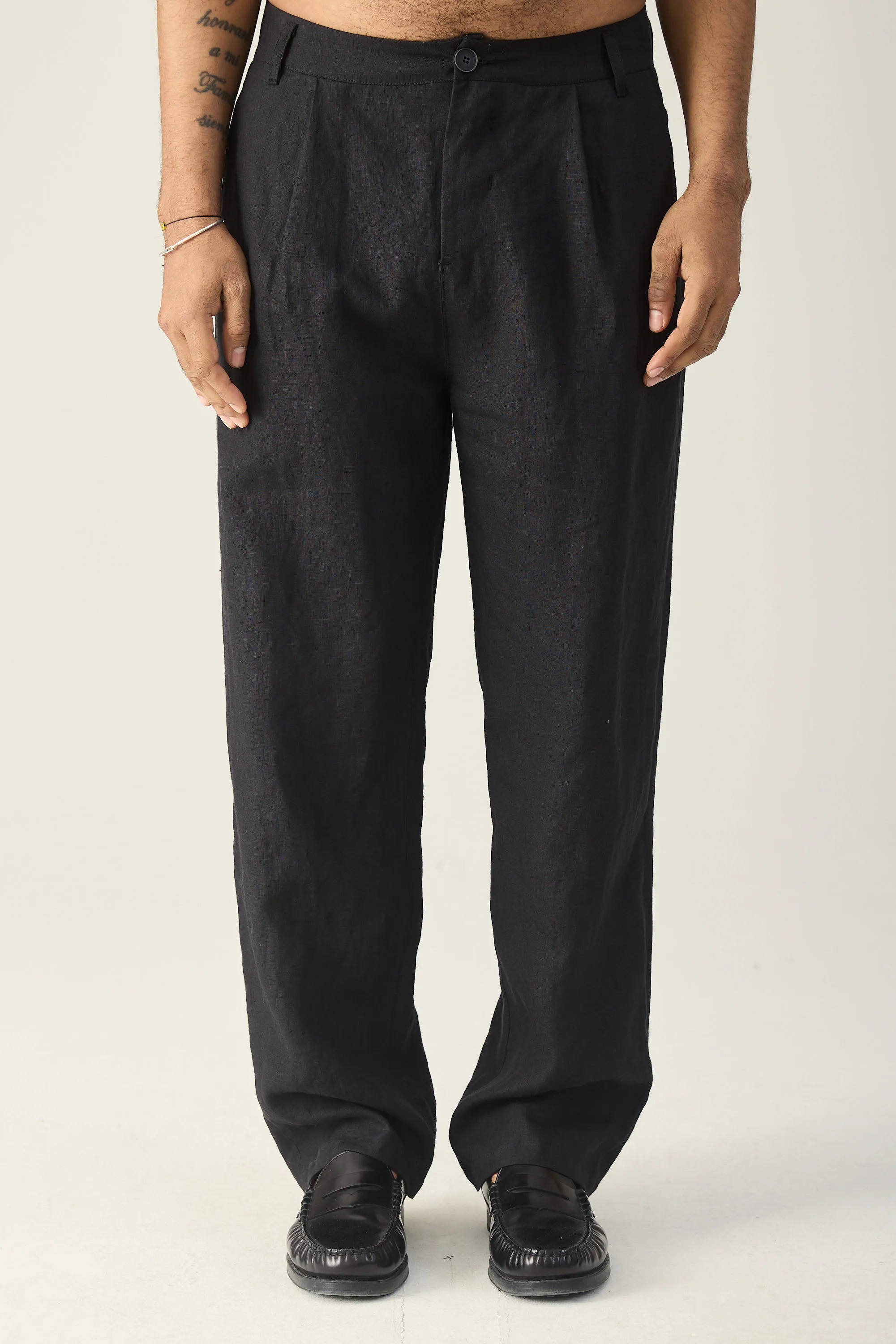 HANNIBAL. Trouser Heli in Washed Black 50