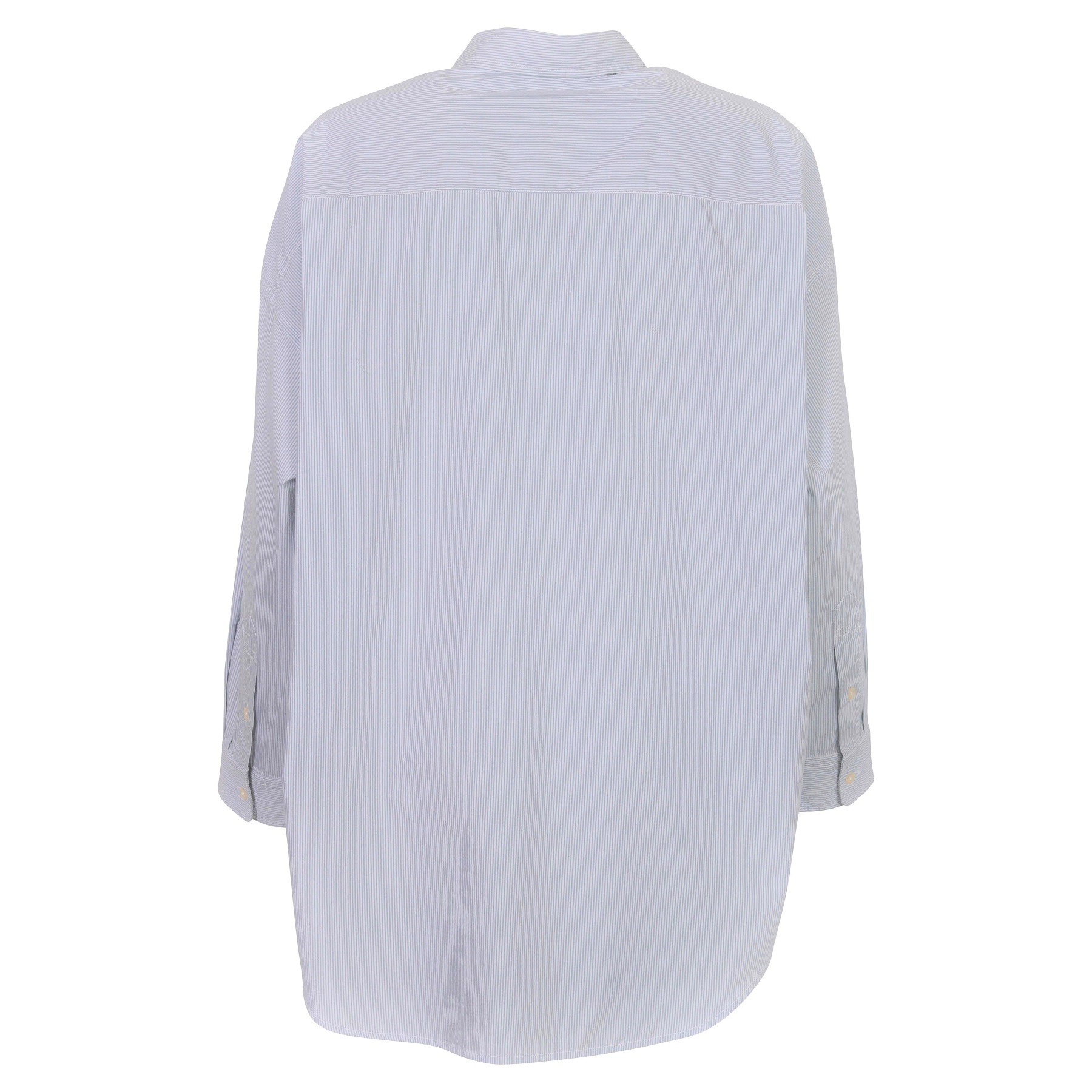 R13 Drop Neck Shirt Blue Pin Stripe M