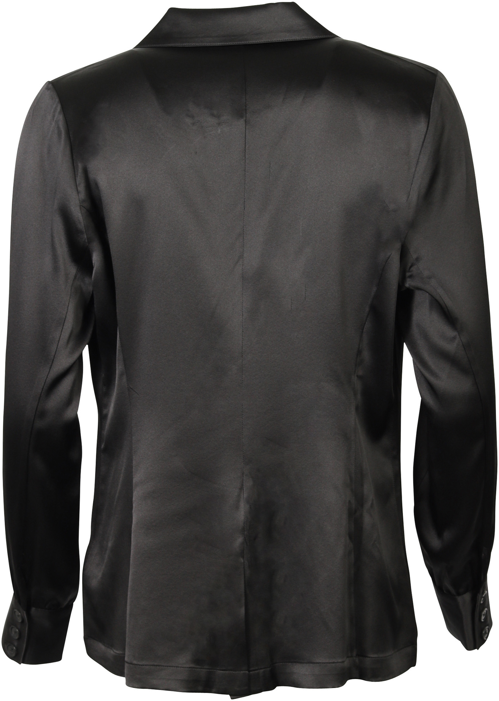 Anine Bing Silk Jacket Isabella Black S