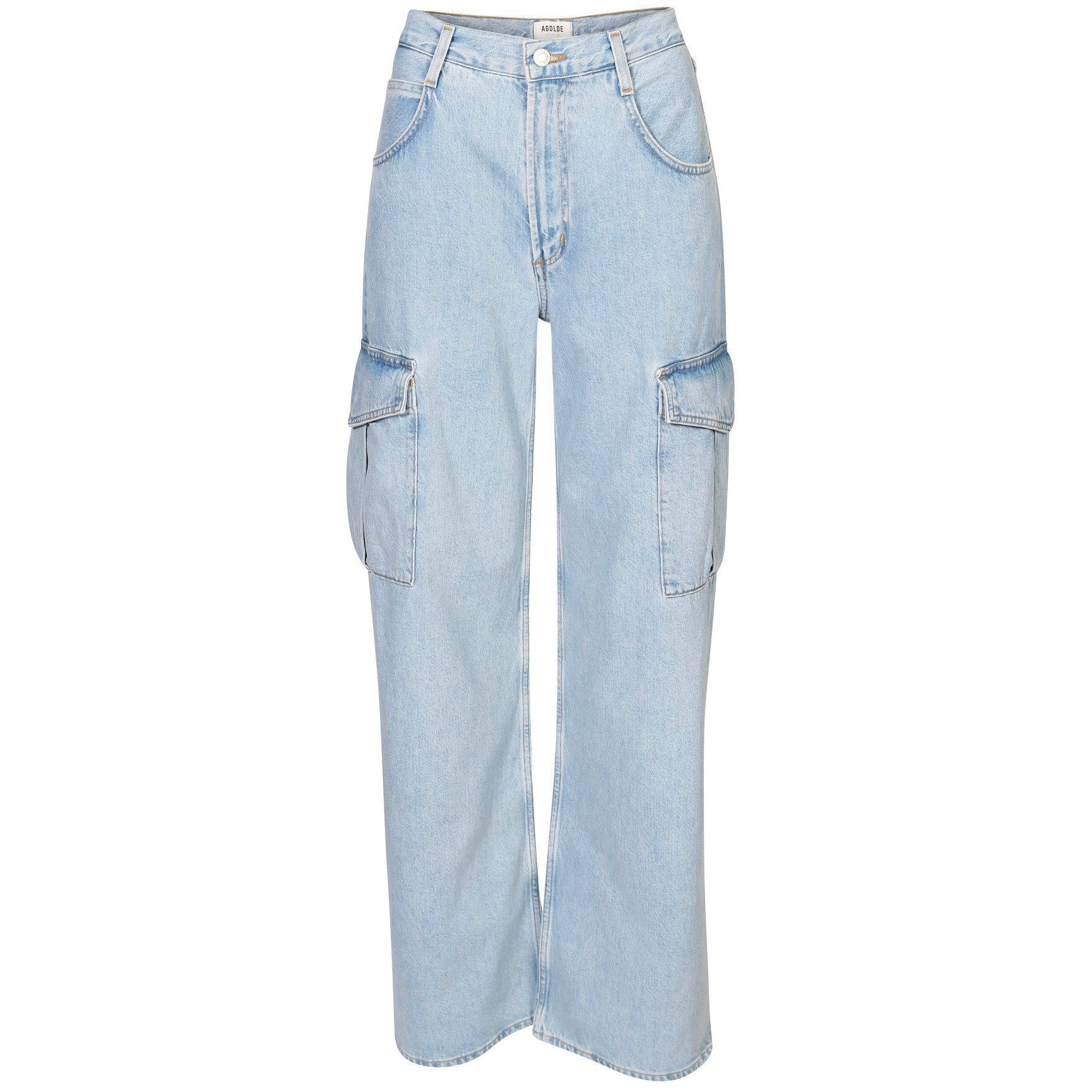 AGOLDE Minka Cargo Light Blue Washed