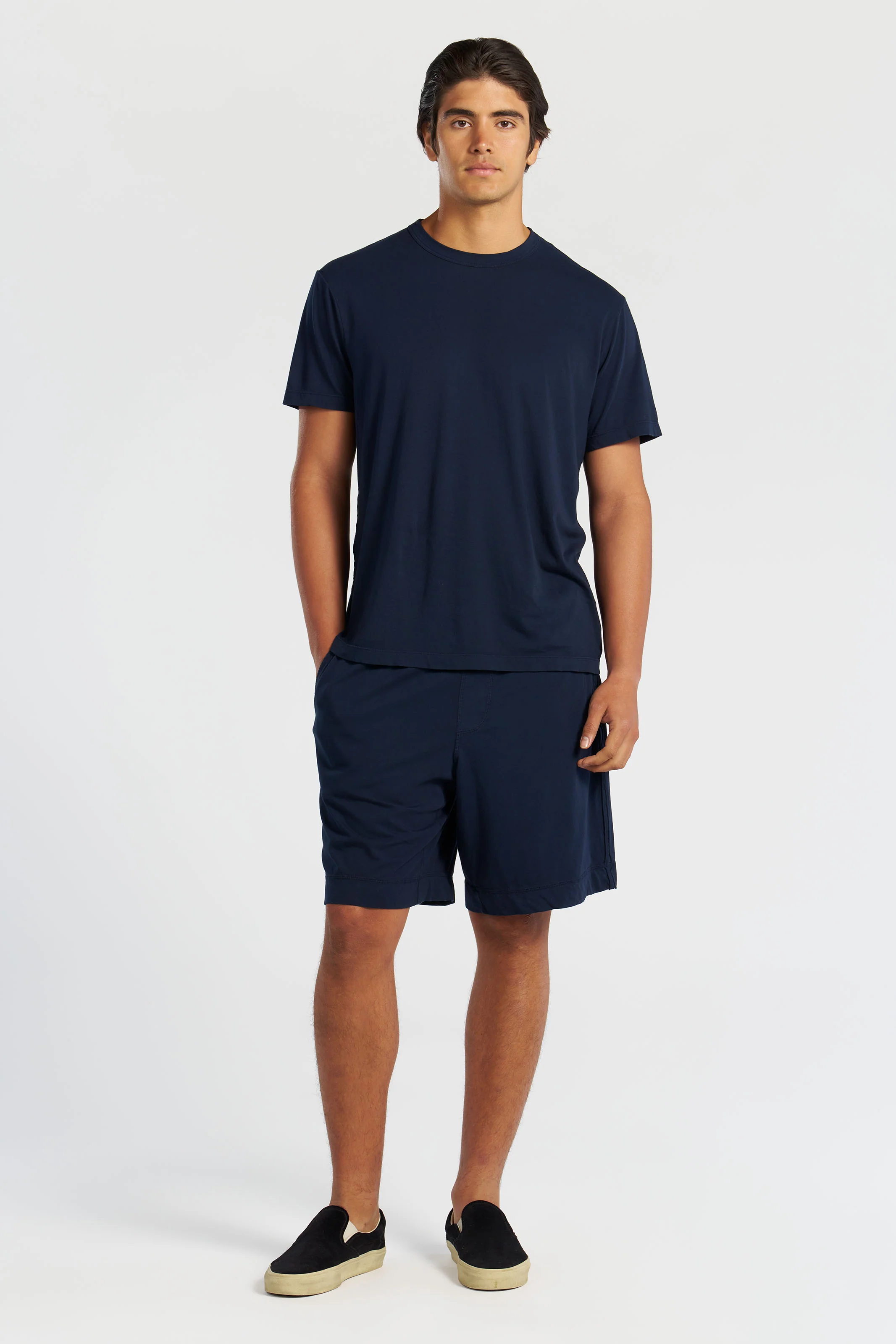 COTTON CITIZEN Classic Crewneck T-Shirt in Super Navy