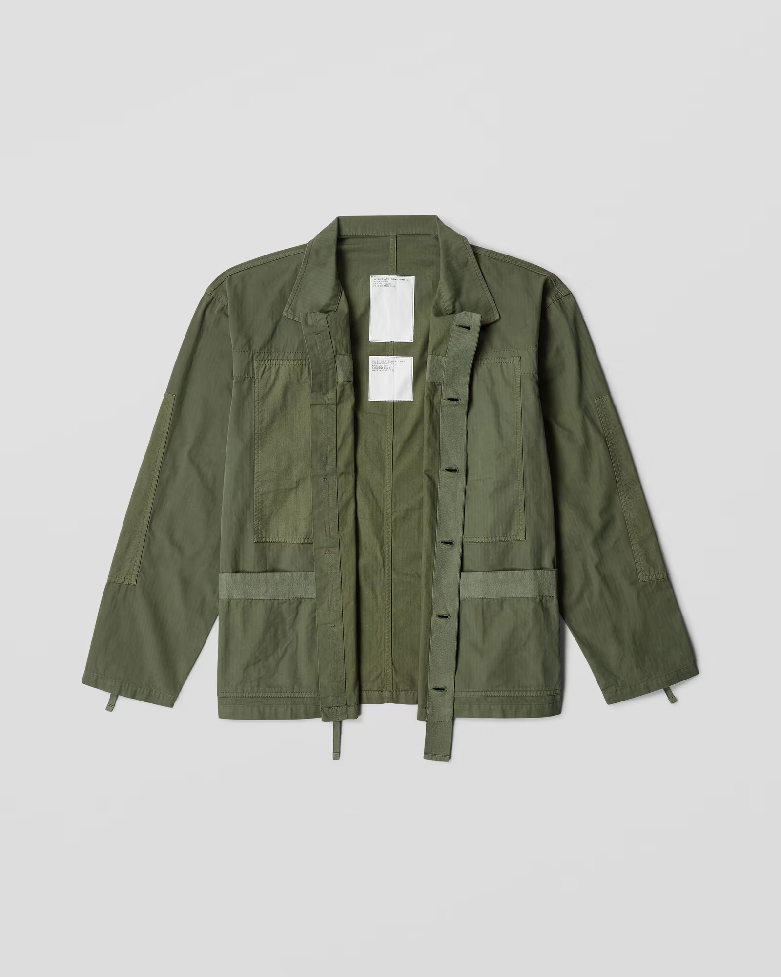 APPLIED ART FORMS Worker Jacket in Dusty Olive APPLIED ART FORMS Worker Jacket in Dusty Olive