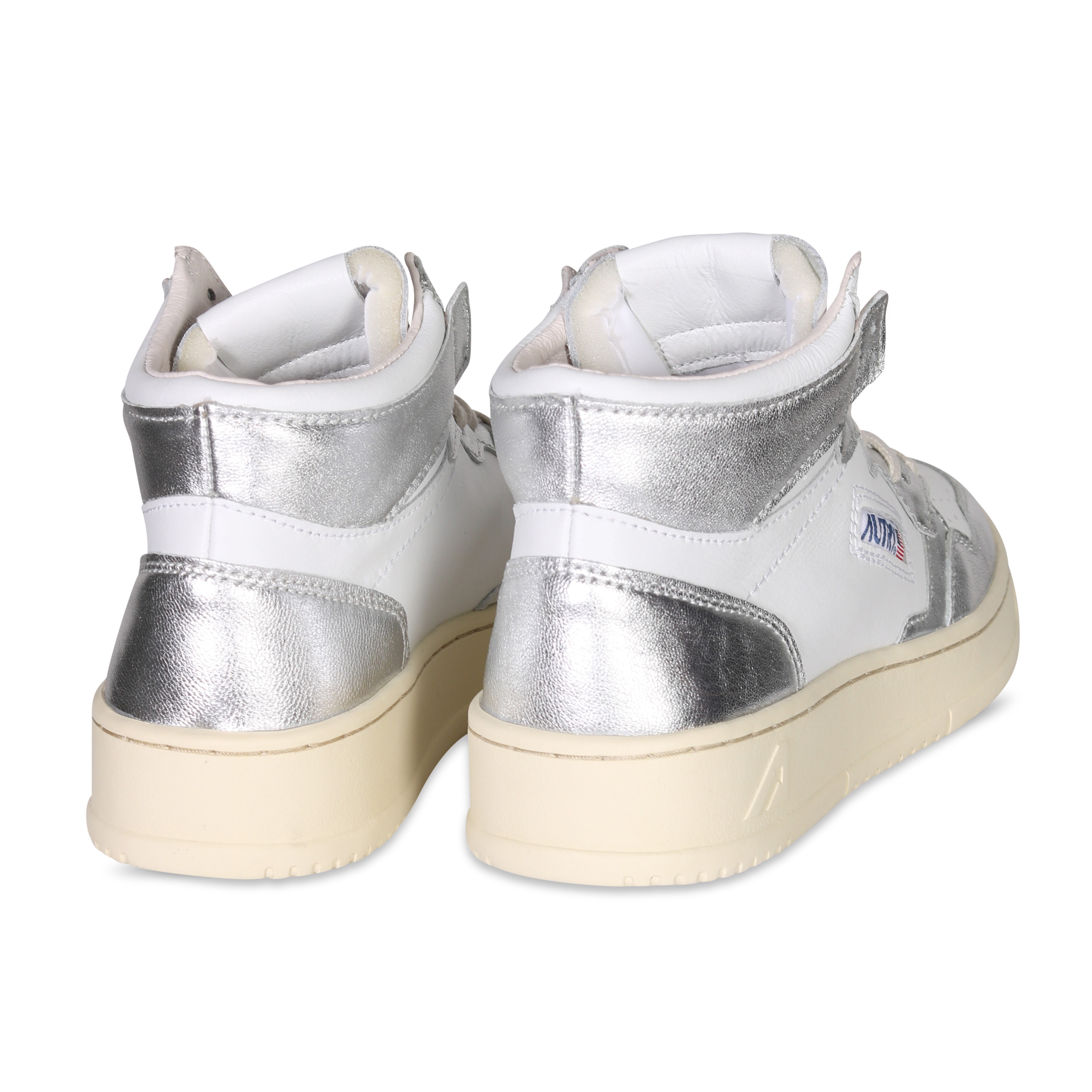 Autry Action Shoes Mid Sneaker White/Silver