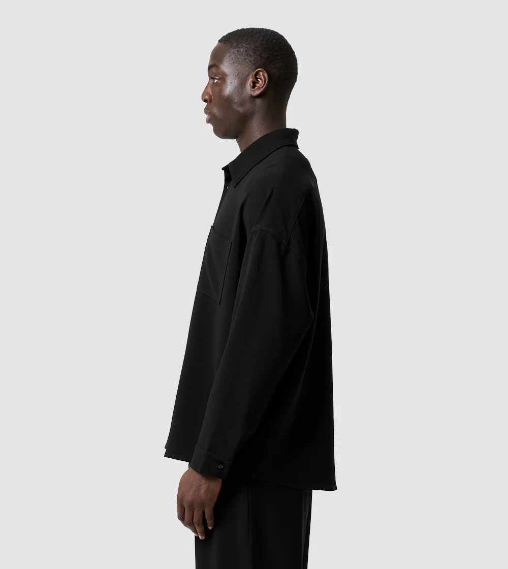 PERPLEX Kuro Loose Fit Shirt in Black