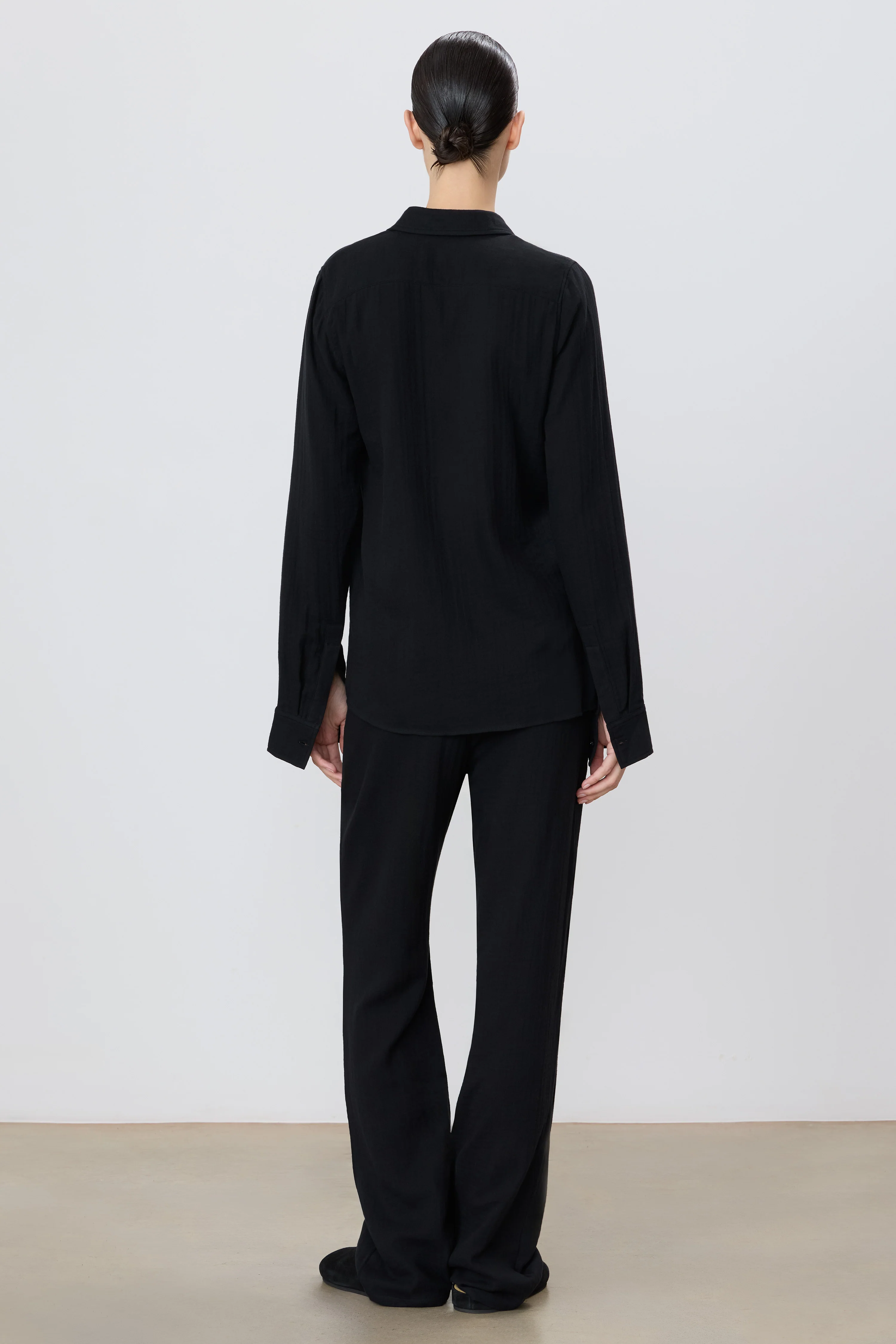 ÉTERNE Brody Silk Pant in Black