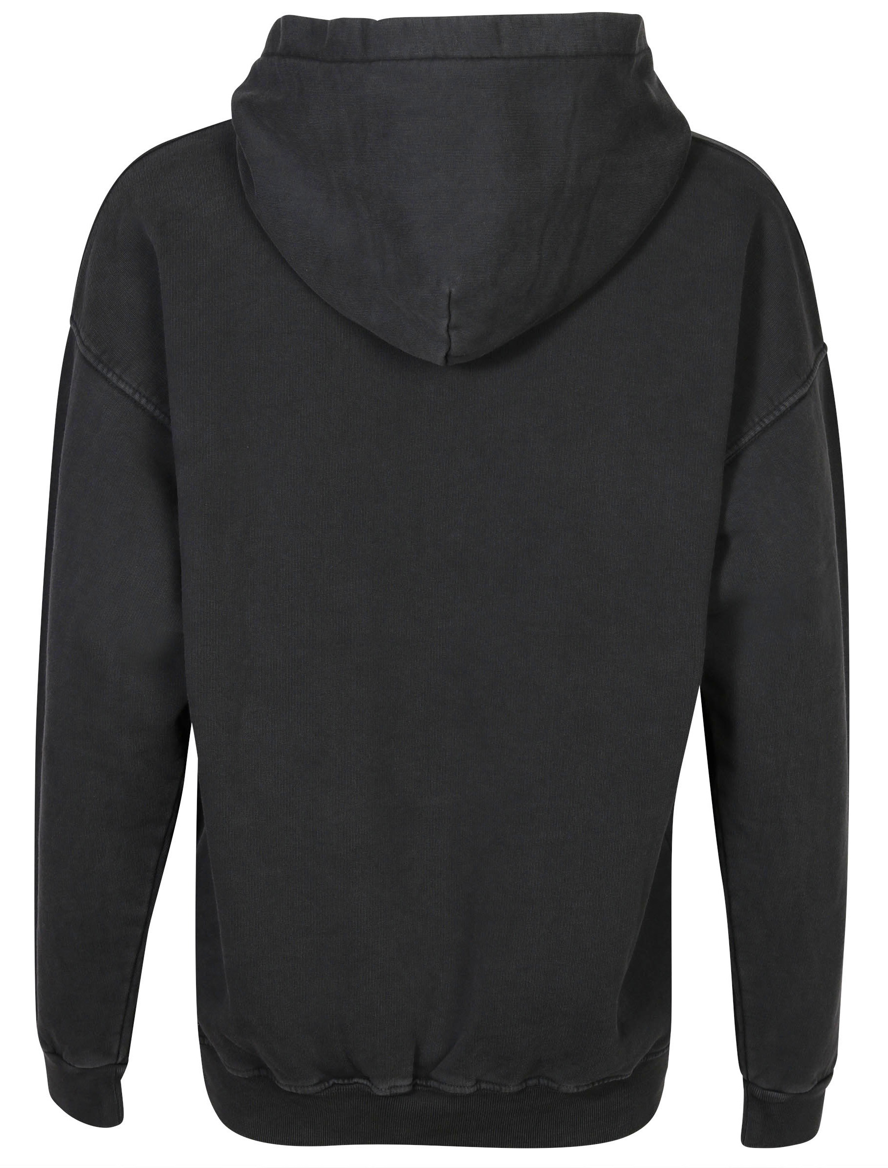 Anine Bing Hoodie Rowe Eagle Print Washed Black