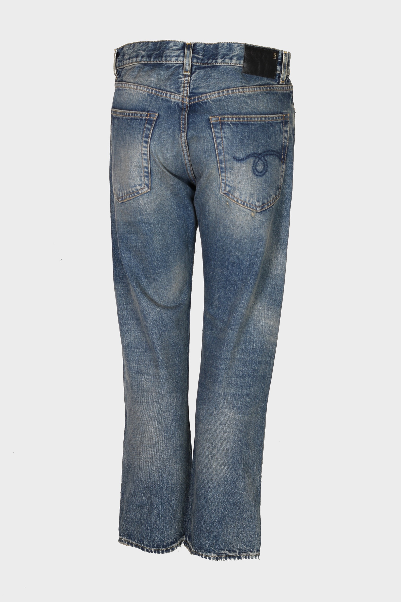 R13 Boyfriend Jeans in Bowery Indigo