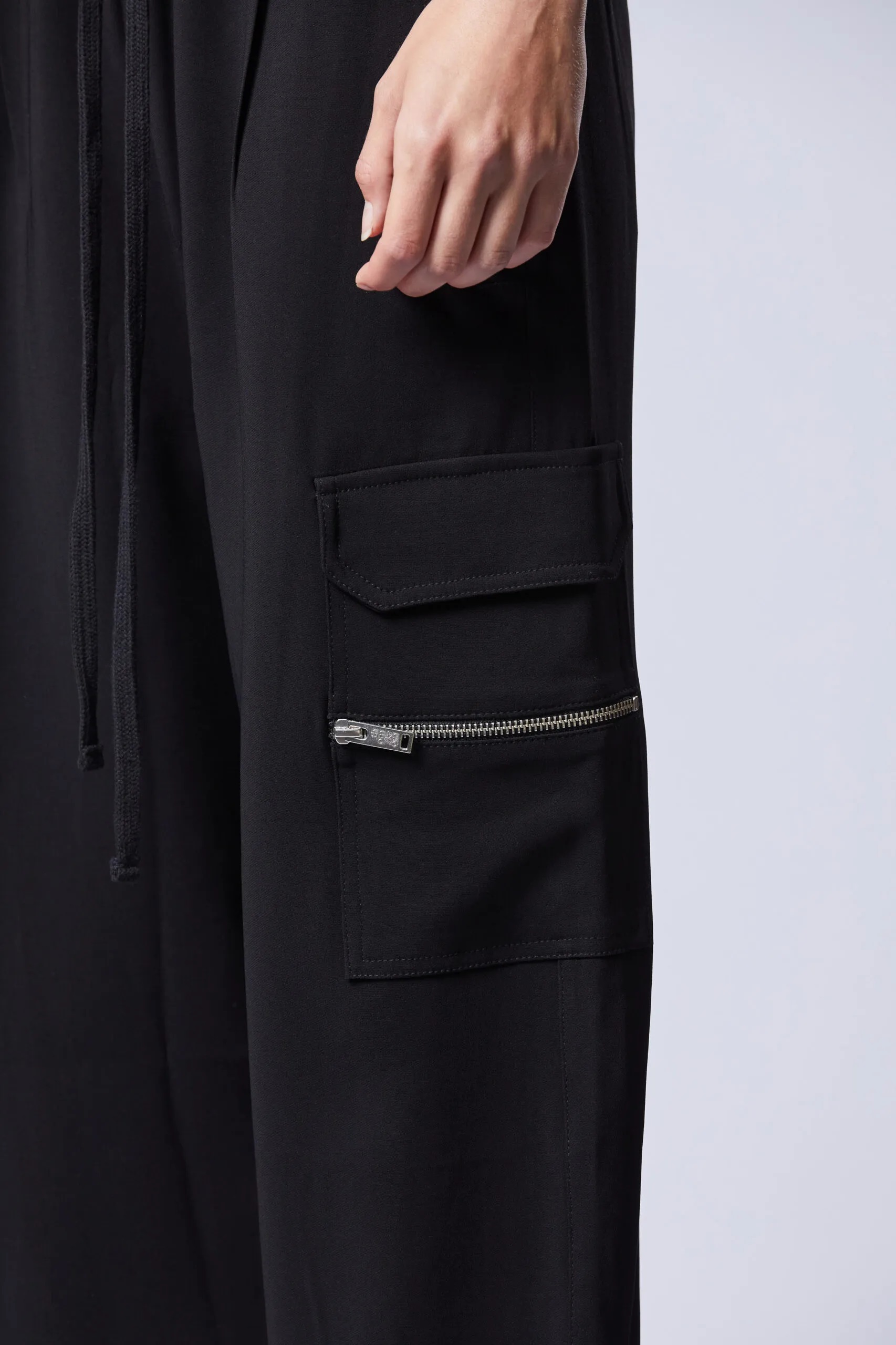THOM KROM Cargo Pant in Black L