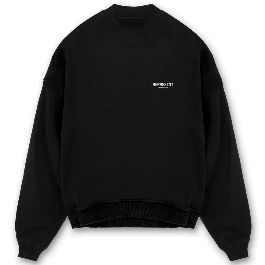 Represent Owners Club Sweater in Black