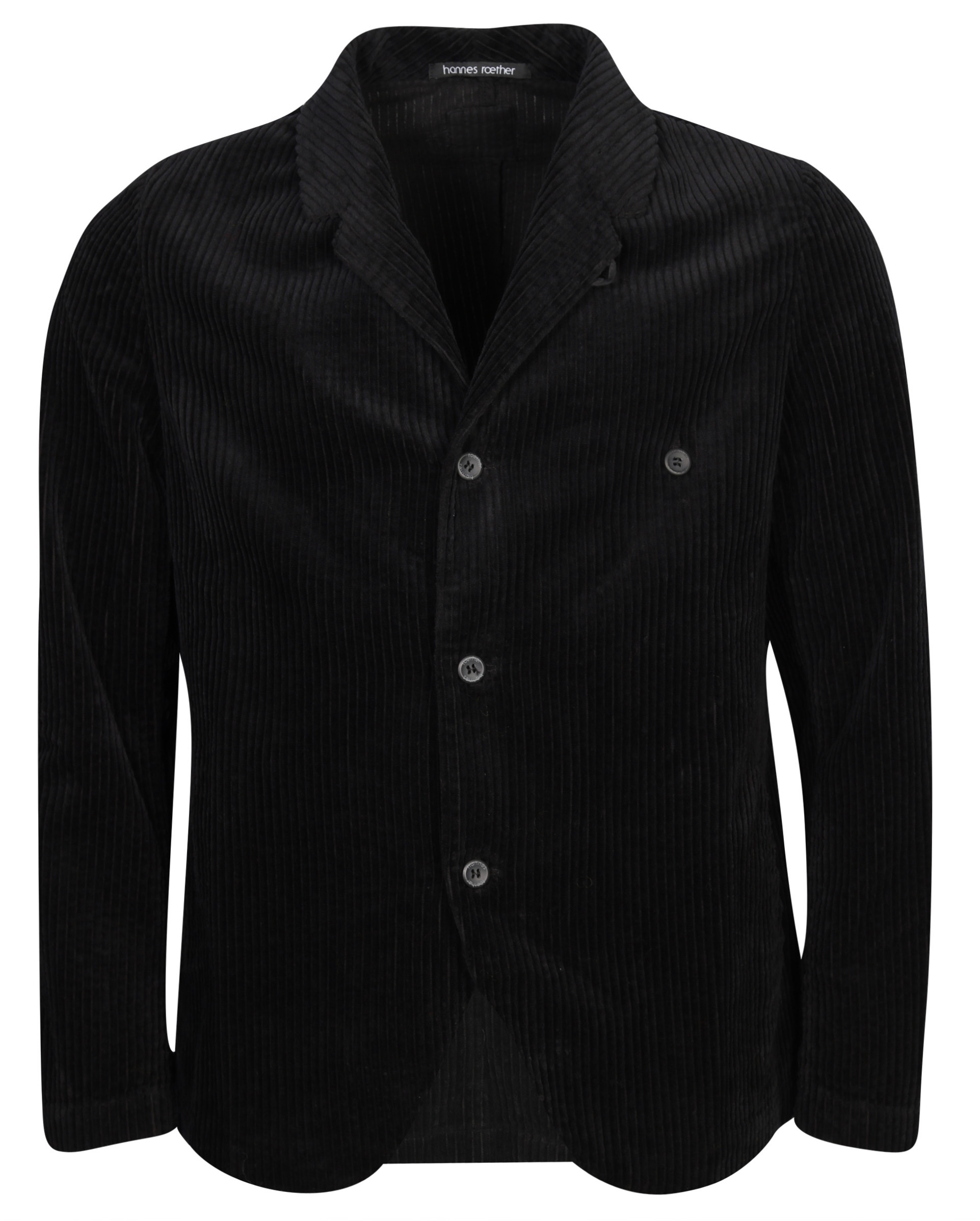 Hannes Roether Corduroy Jacket Black