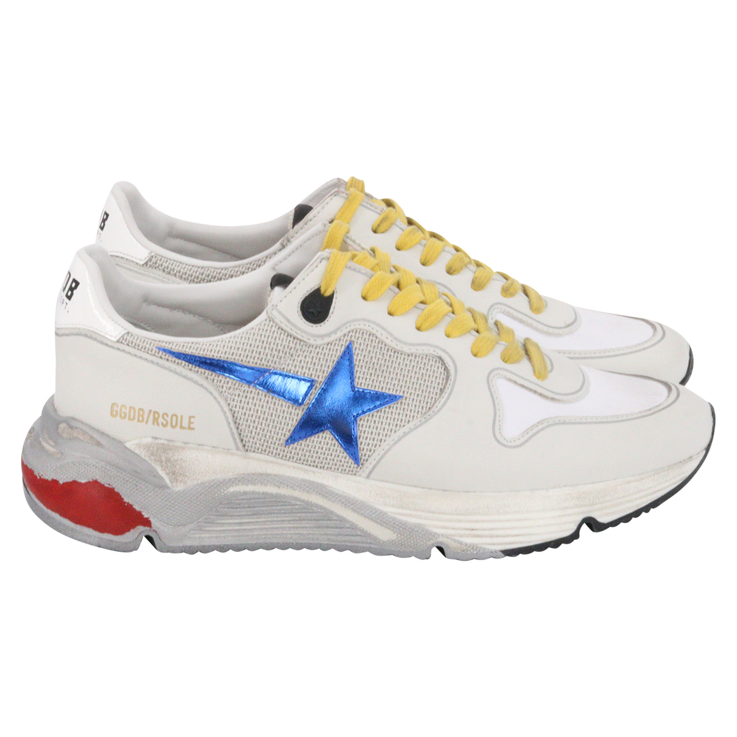 Golden Goose Sneaker  Running White/Blue/Red