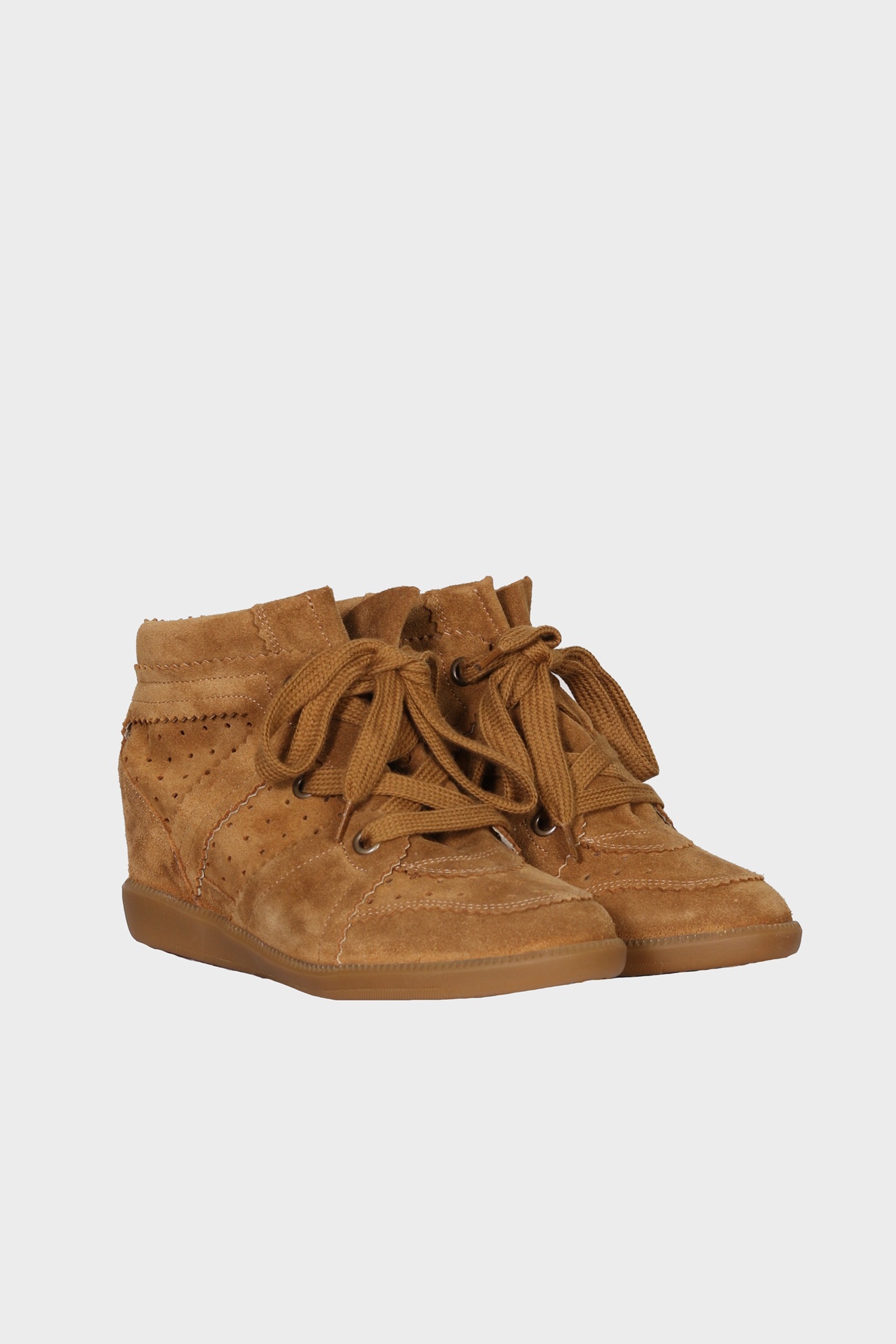 ISABEL MARANT ÉTOILE Bobby Sneaker in Cognac