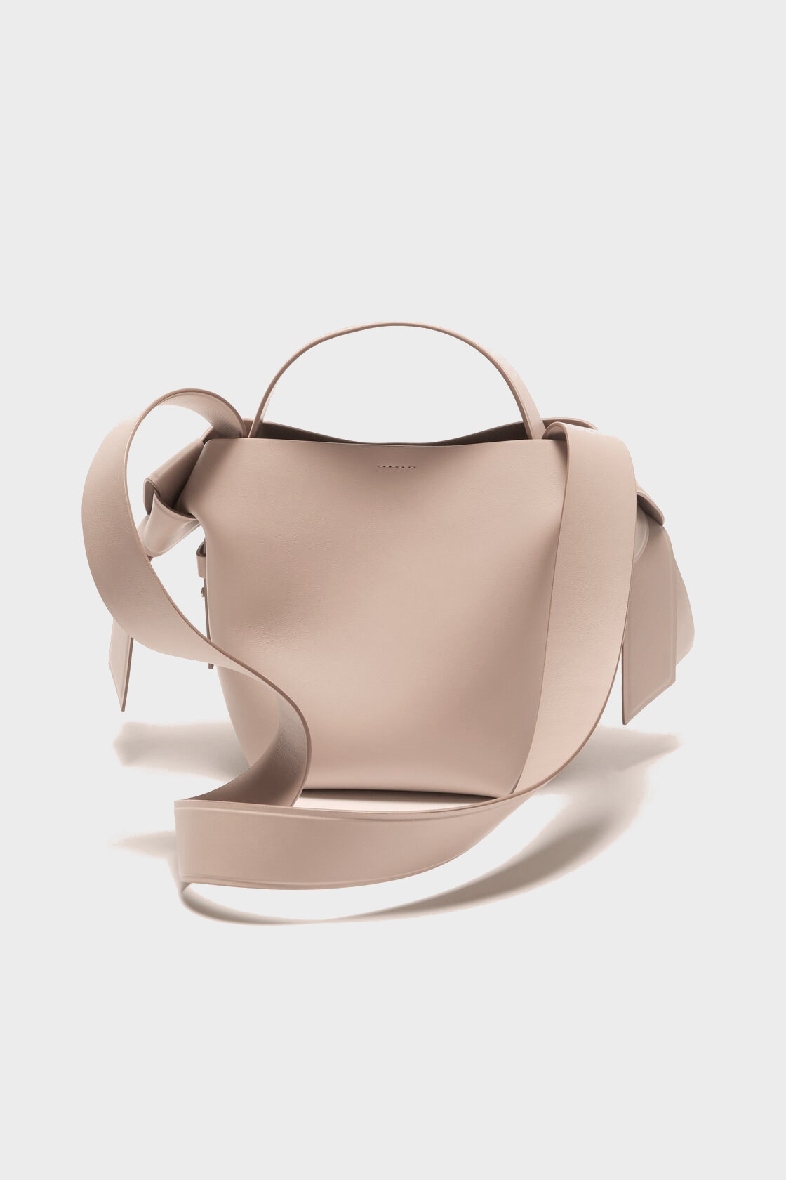 ACNE STUDIOS Musubi Mini R Shoulder Bag in Taupe Beige