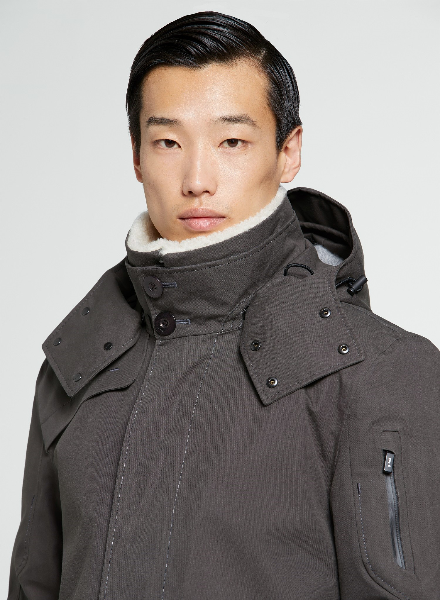 g-lab Magnum Cotton Touch Parka in Graphite L