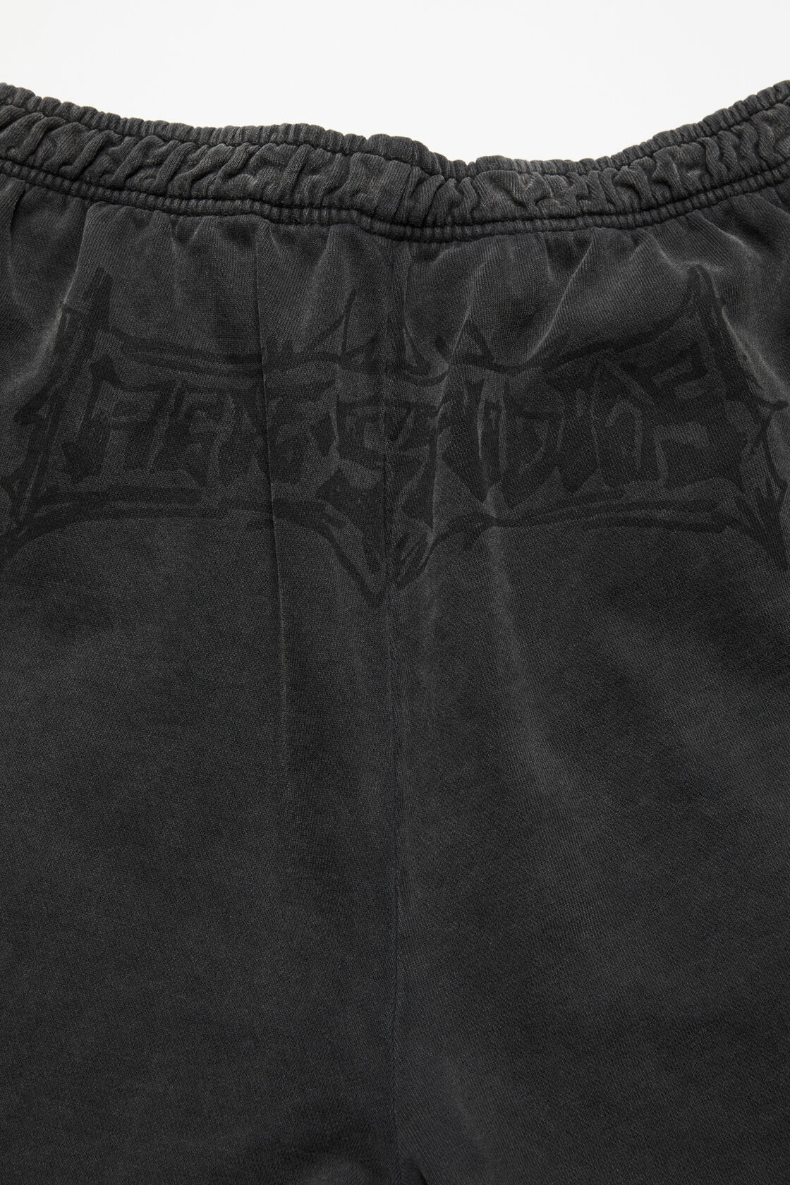 ACNE STUDIOS Backprinted  Sweatpant in Faded Black