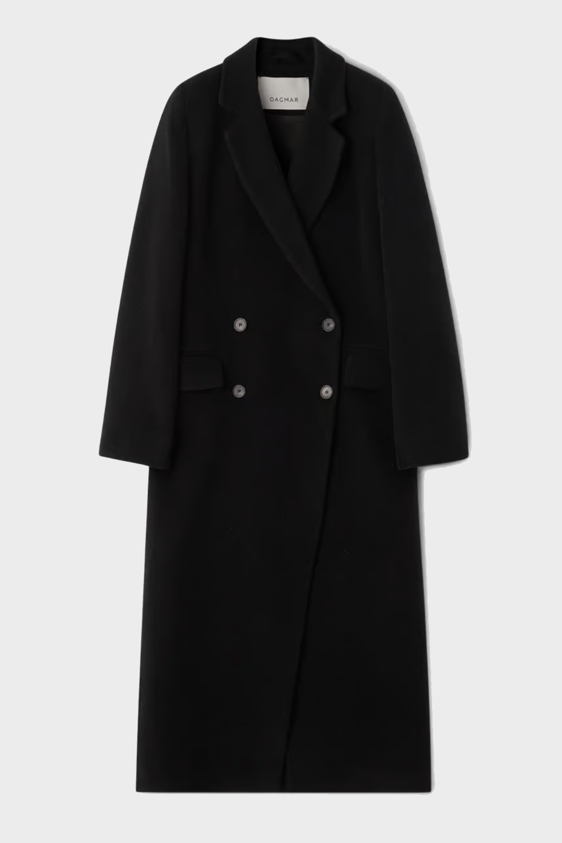 DAGMAR Double Breasted Coat in Black 40