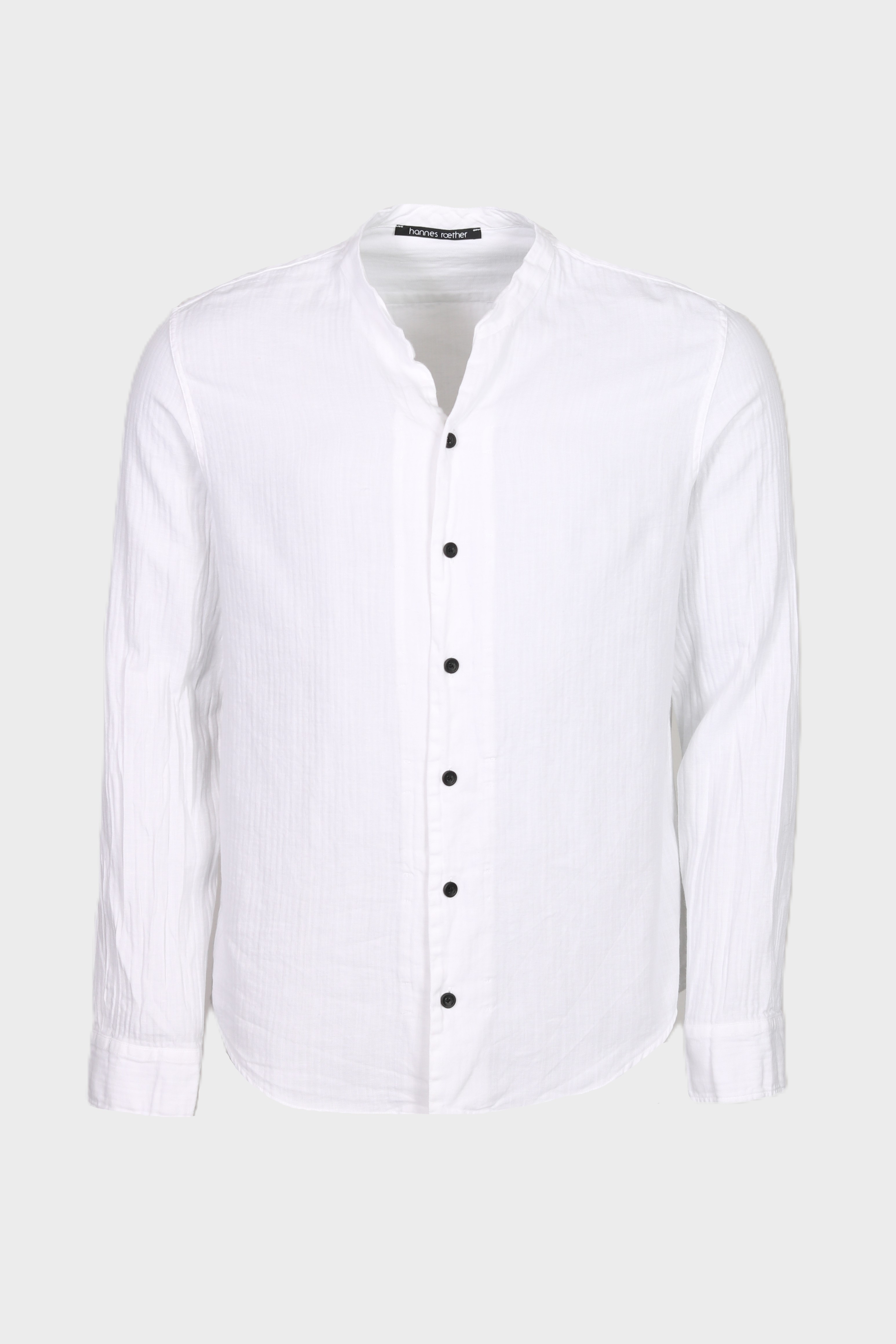 HANNES ROETHER Soft Cotton Shirt in White