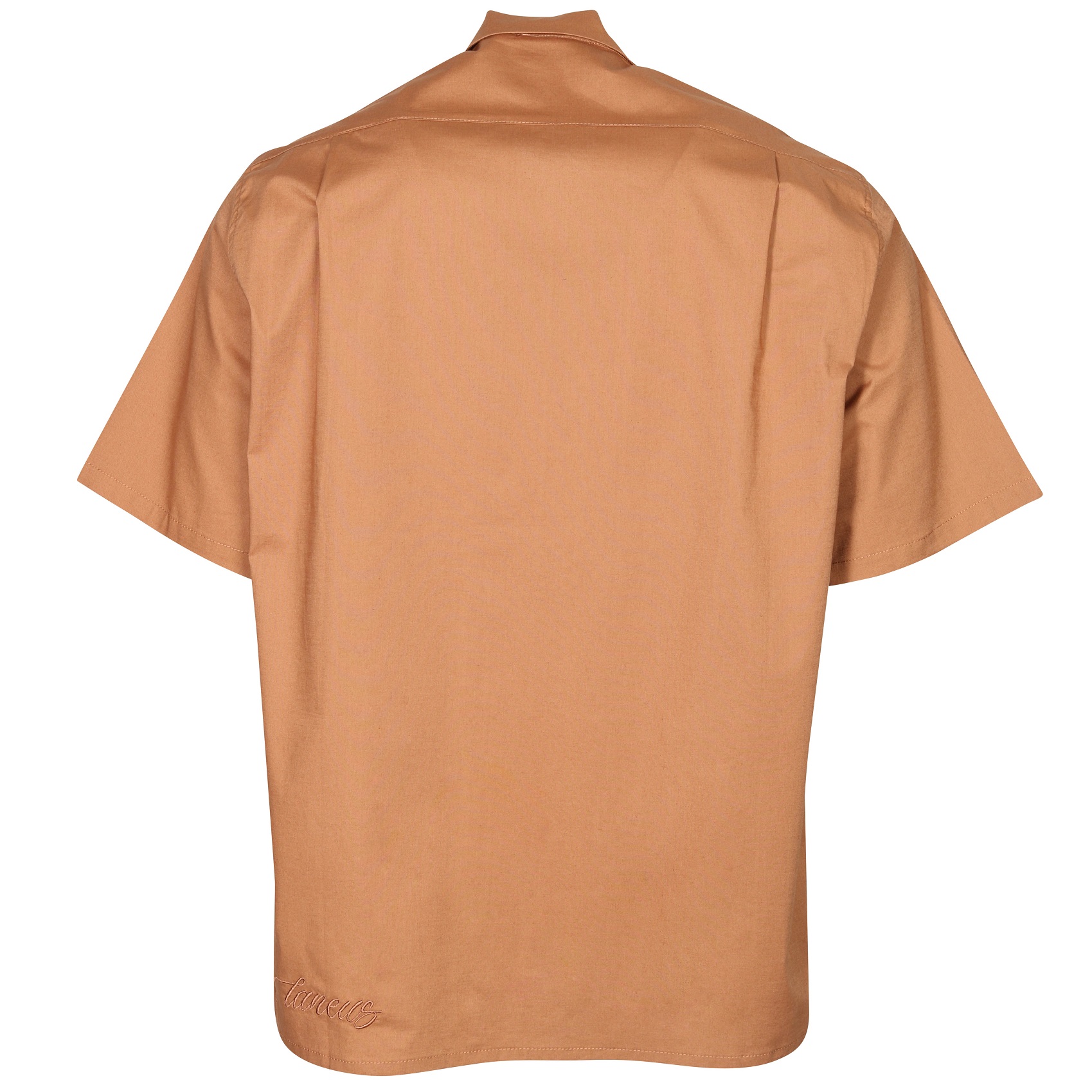 LANEUS Bowling Shirt in Tabac 46