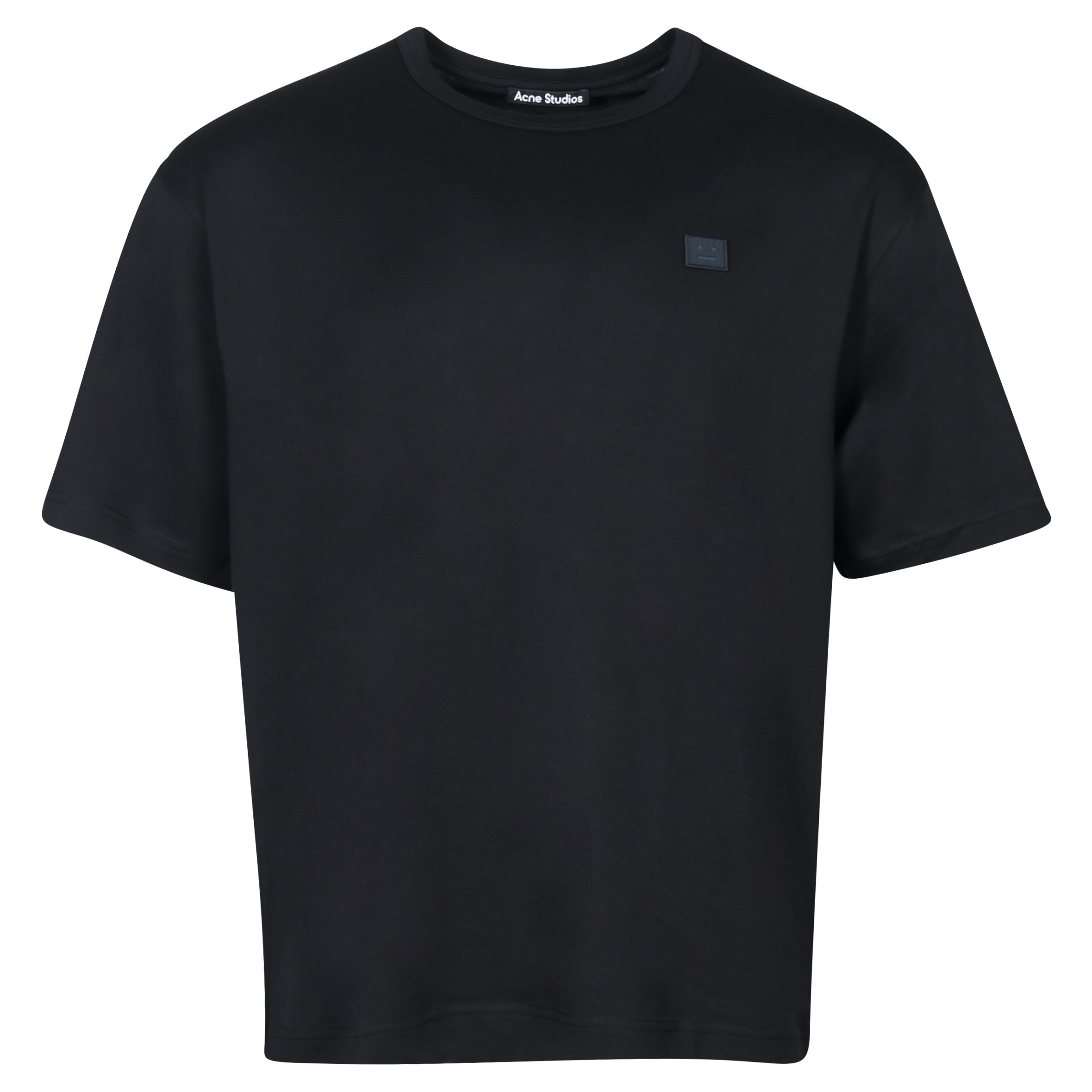 ACNE STUDIOS Unisex Oversize Face T-Shirt in Black