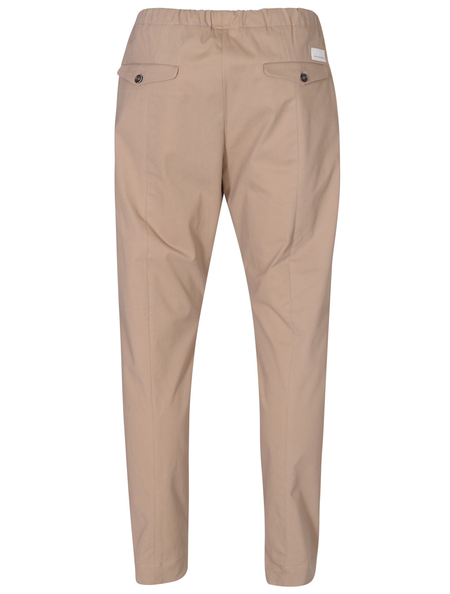 NINE:INTHE:MORNING Mirco Carrot Cotton Stretch Pant in Beige 48