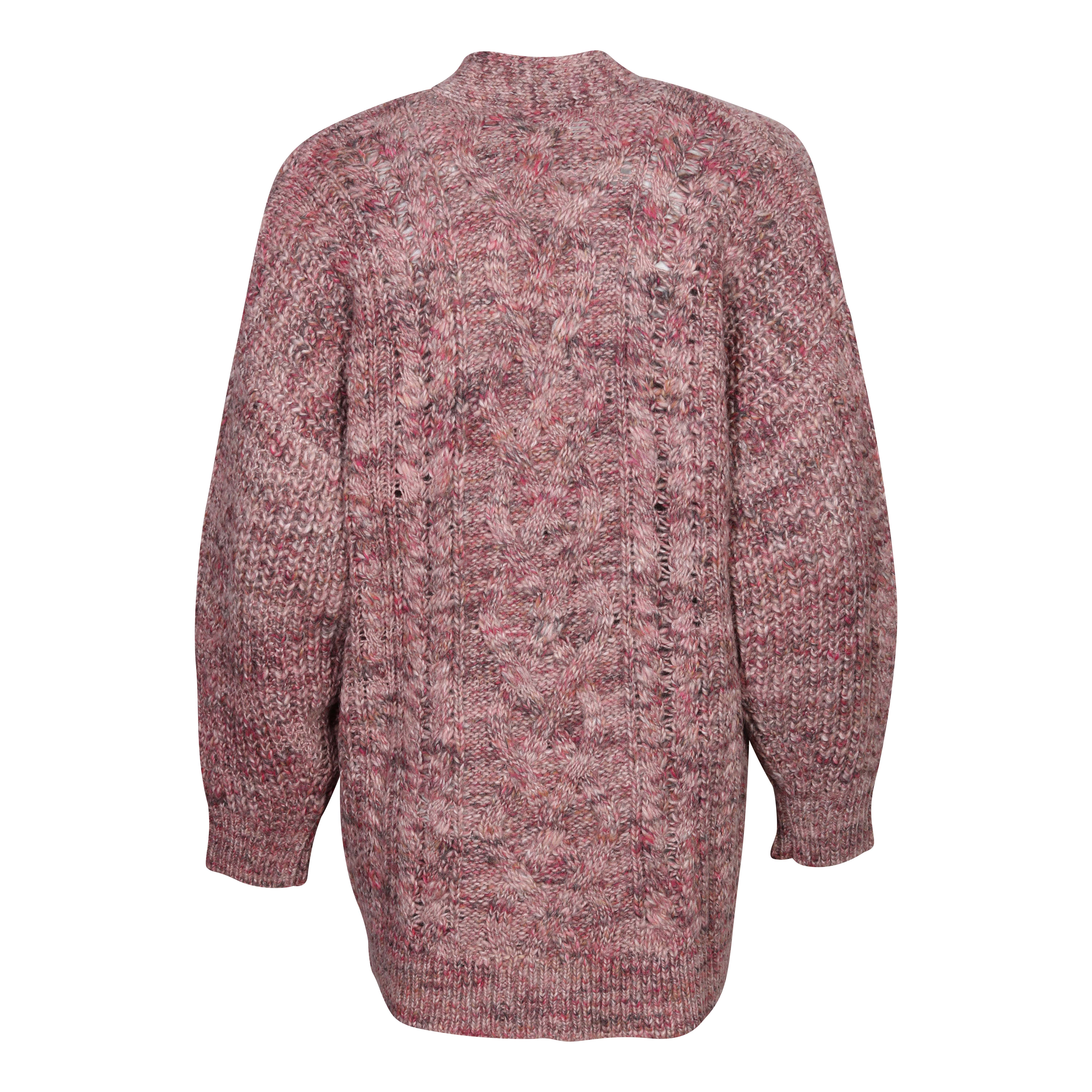 Isabel Marant Étoile Roswelly Knit Cardigan in Pink