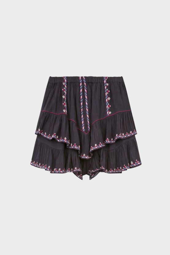 ISABEL MARANT ÉTOILE Jocadia Shorts in Faded Night/Lilac ISABEL MARANT ÉTOILE Jocadia Shorts in Faded Night/Lilac