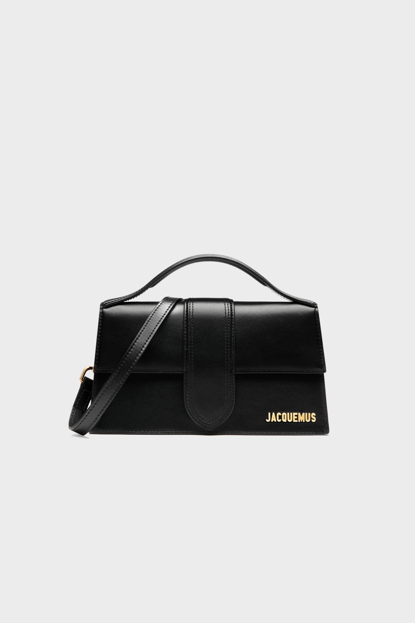 JACQUEMUS The Big Bambino in Black/Gold