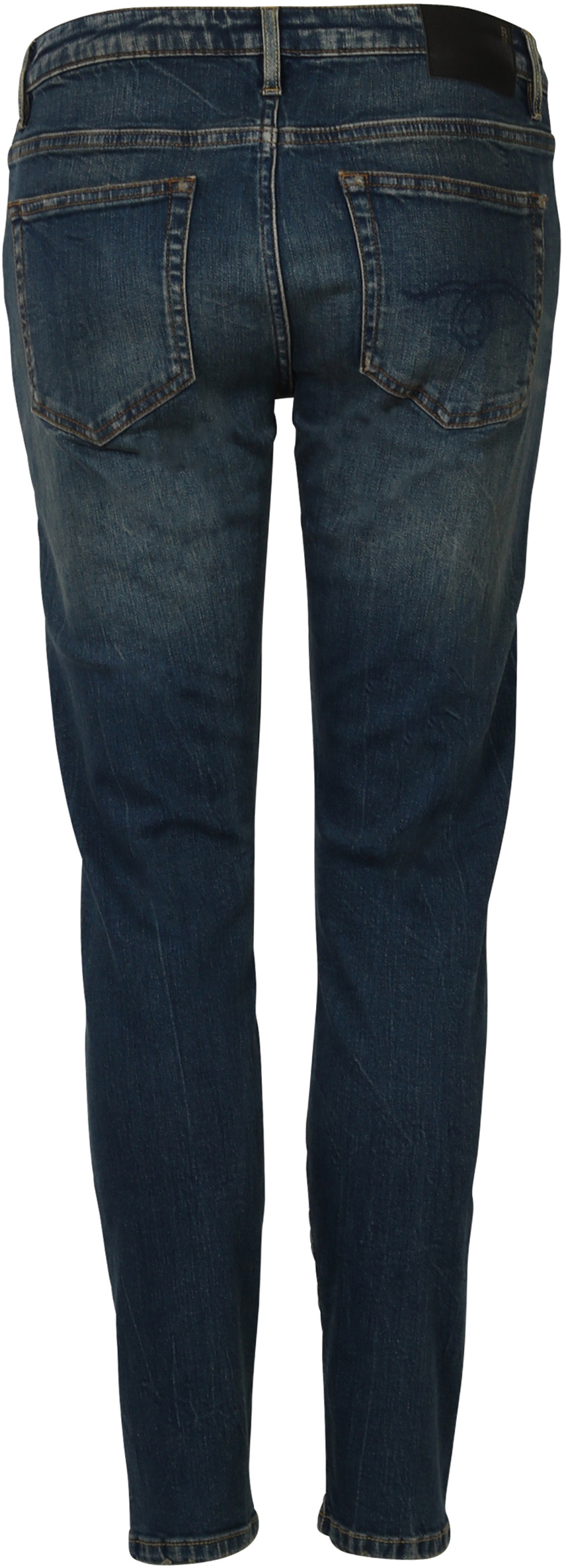 R13 Boy Skinny Jeans Mid Blue 26