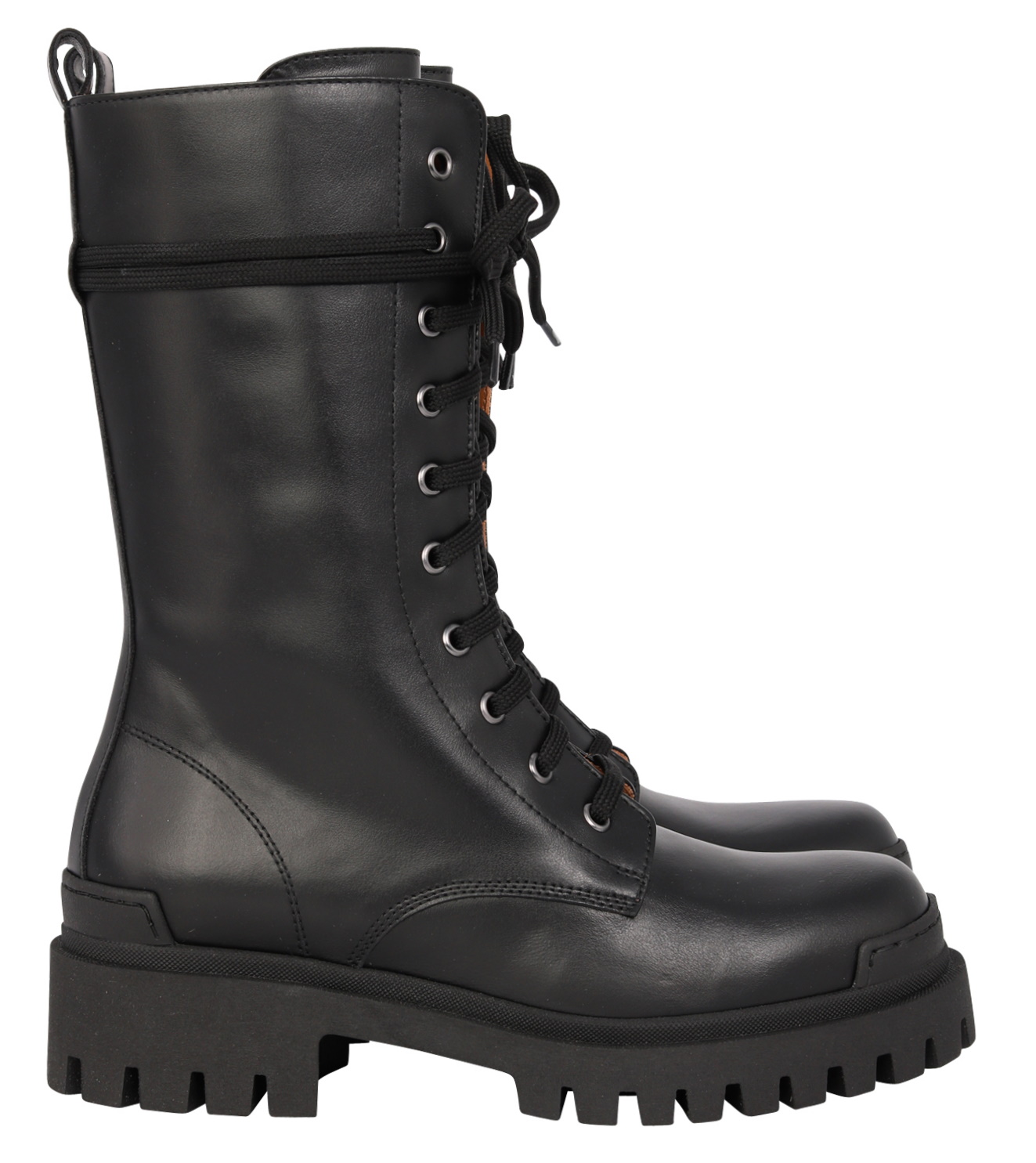 Ennequadro Combat Boots Black