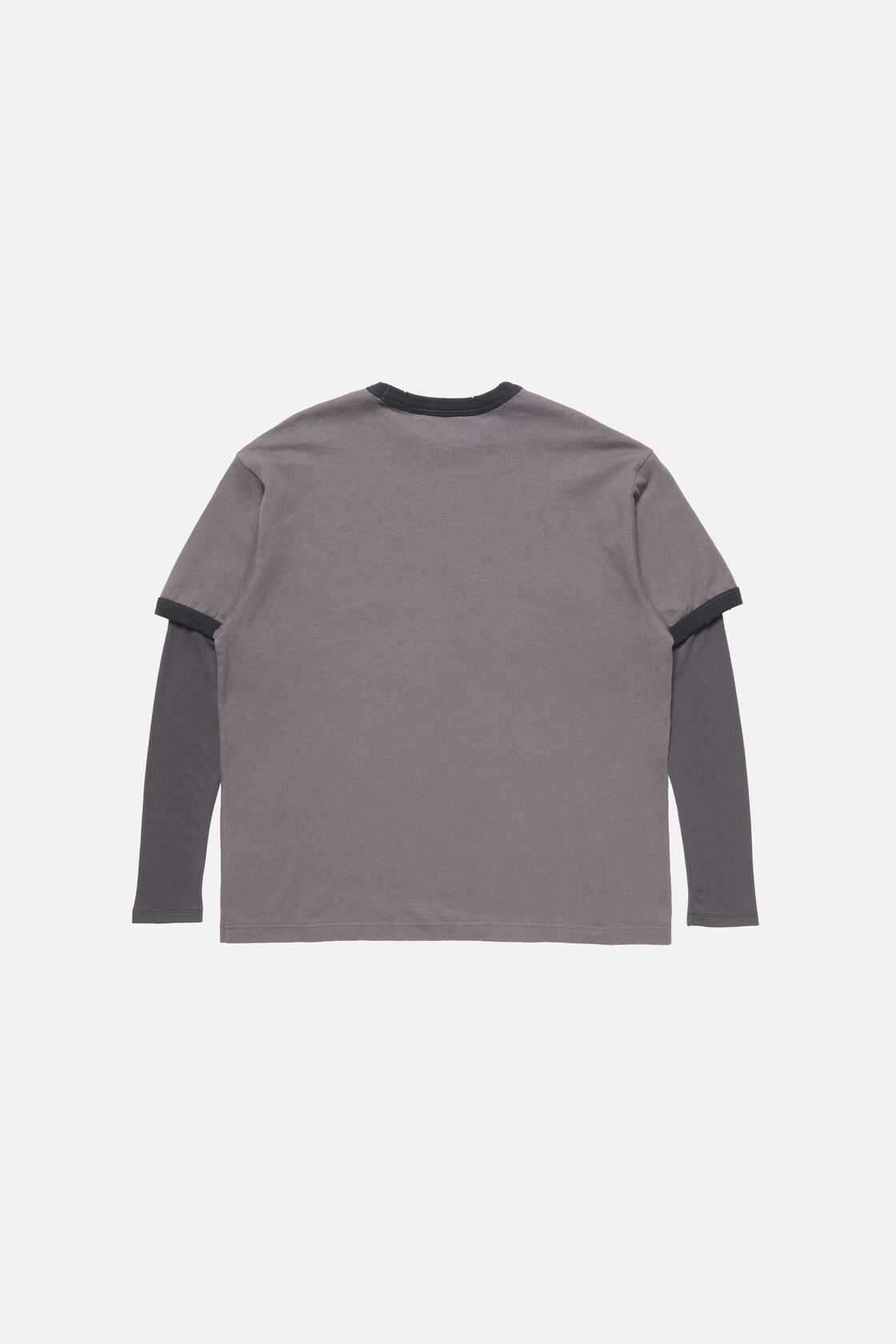 ACNE STUDIOS Printed Longsleeve in Purple Grey