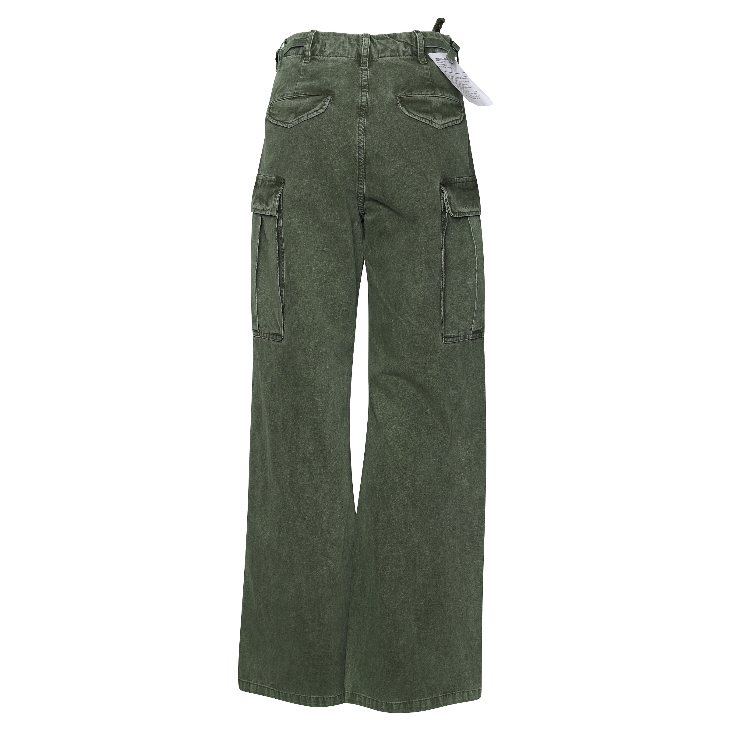 R13 Wide Leg Cargo in Olive 30