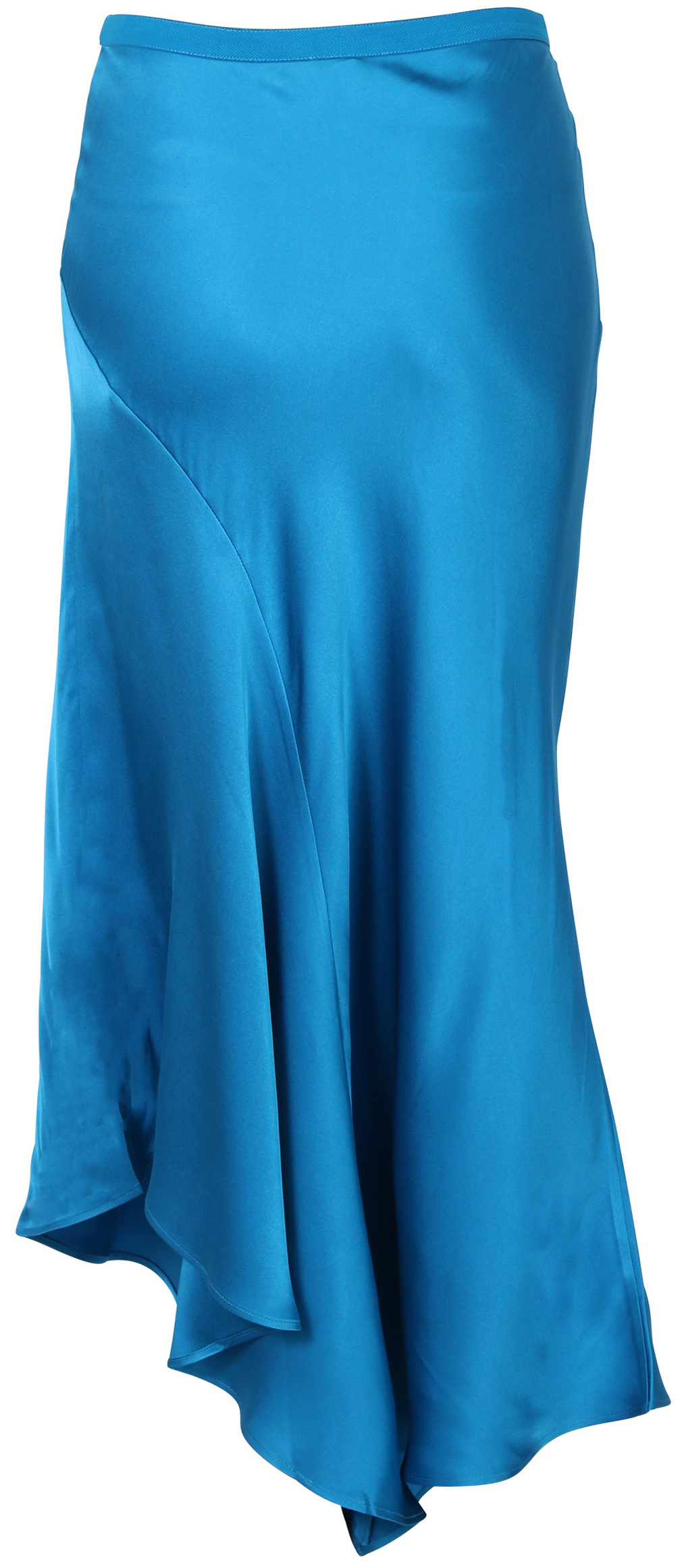 Anine Bing Silk Skirt Bailey Vibrant Blue XS